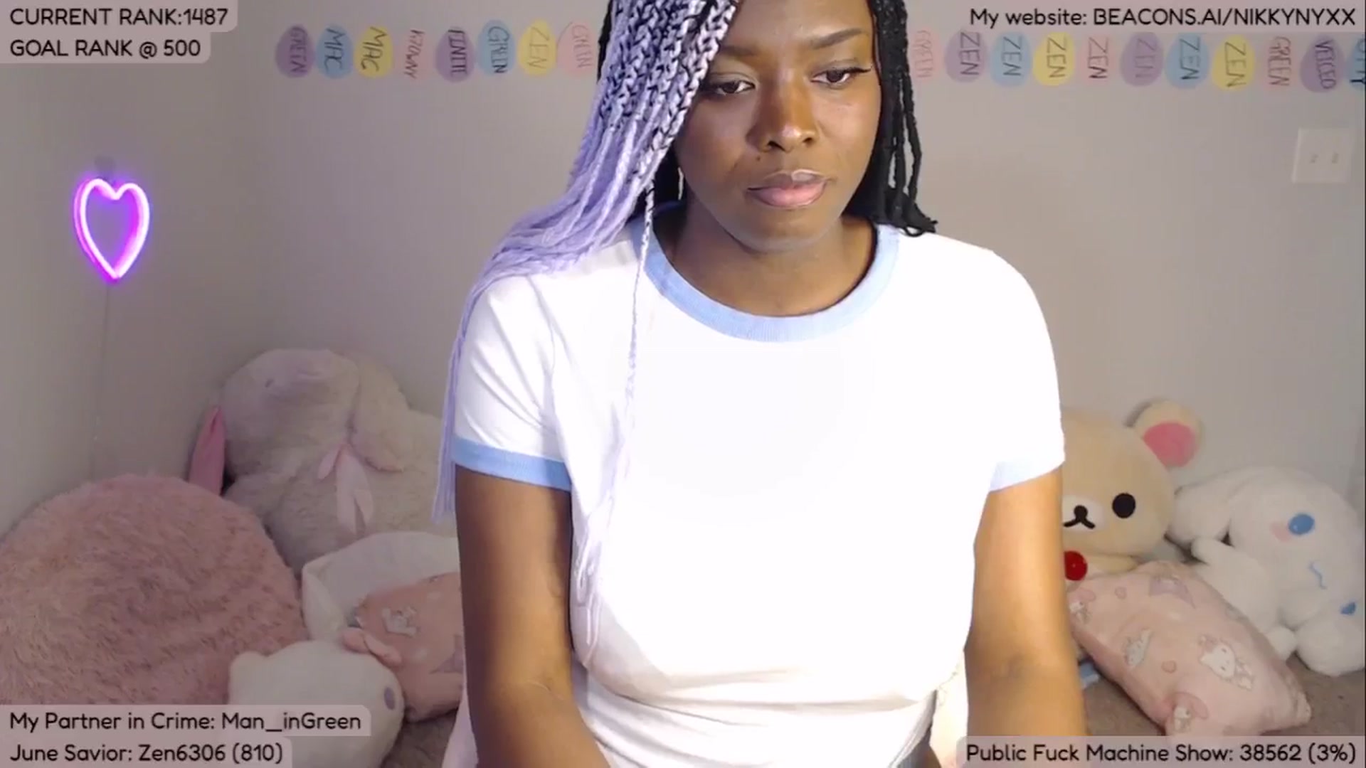 Gallery image thumbnail from NikkyNyxx's myfreecams stream on, 06/14/2024, 07:40 image 14 of 20