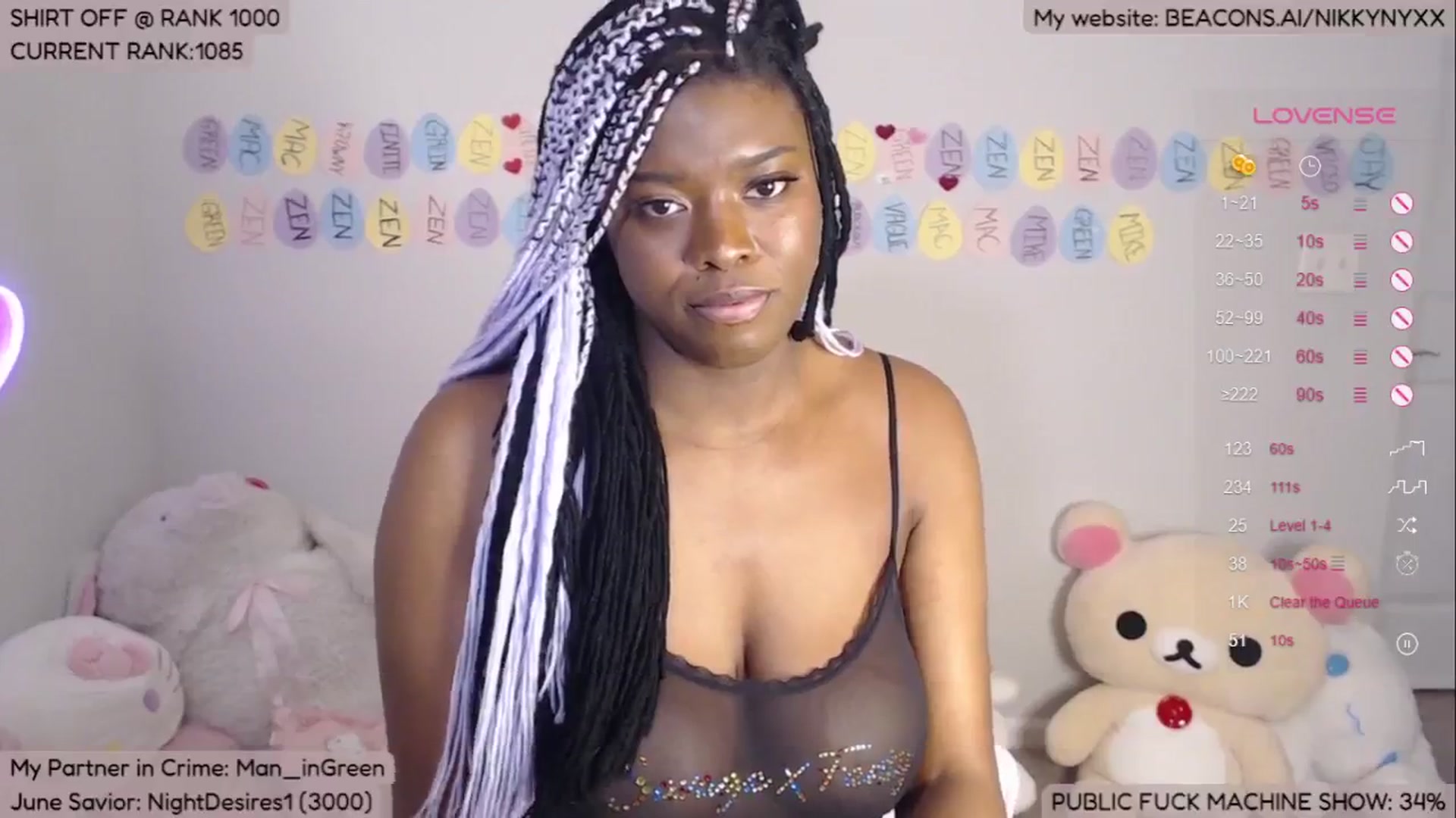Gallery image thumbnail from NikkyNyxx's myfreecams stream on, 06/24/2024, 07:23 image 5 of 20