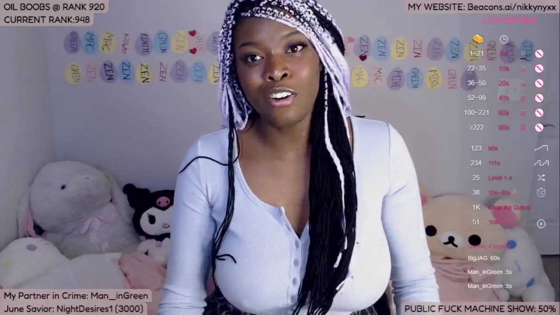 Gallery image thumbnail from NikkyNyxx's myfreecams stream on, 06/30/2024, 08:28 image 12 of 20
