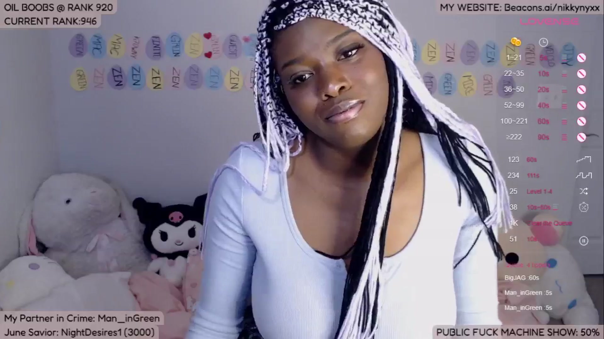 Gallery image thumbnail from NikkyNyxx's myfreecams stream on, 06/30/2024, 08:28 image 3 of 20