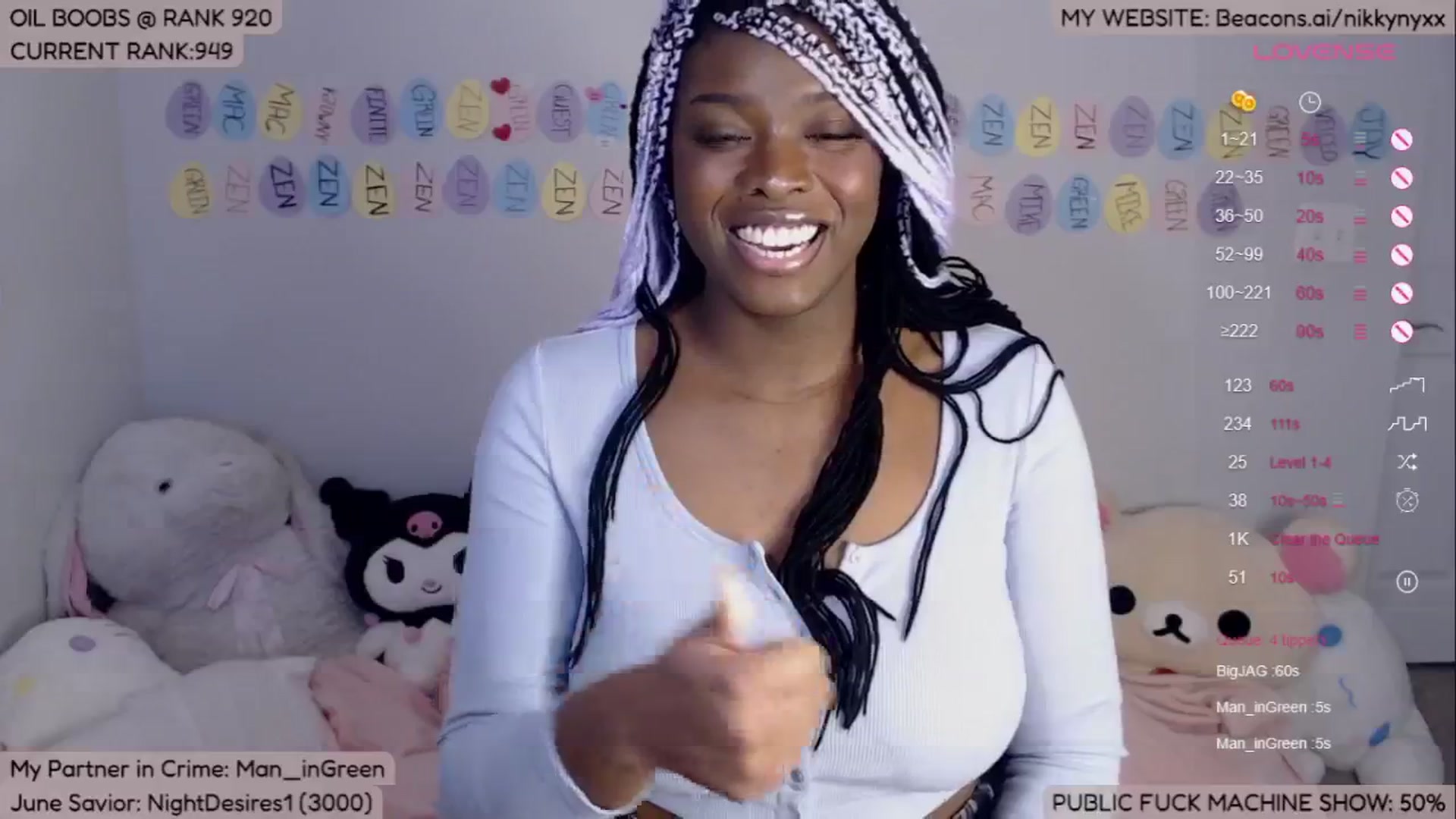 Gallery image thumbnail from NikkyNyxx's myfreecams stream on, 06/30/2024, 08:28 image 20 of 20
