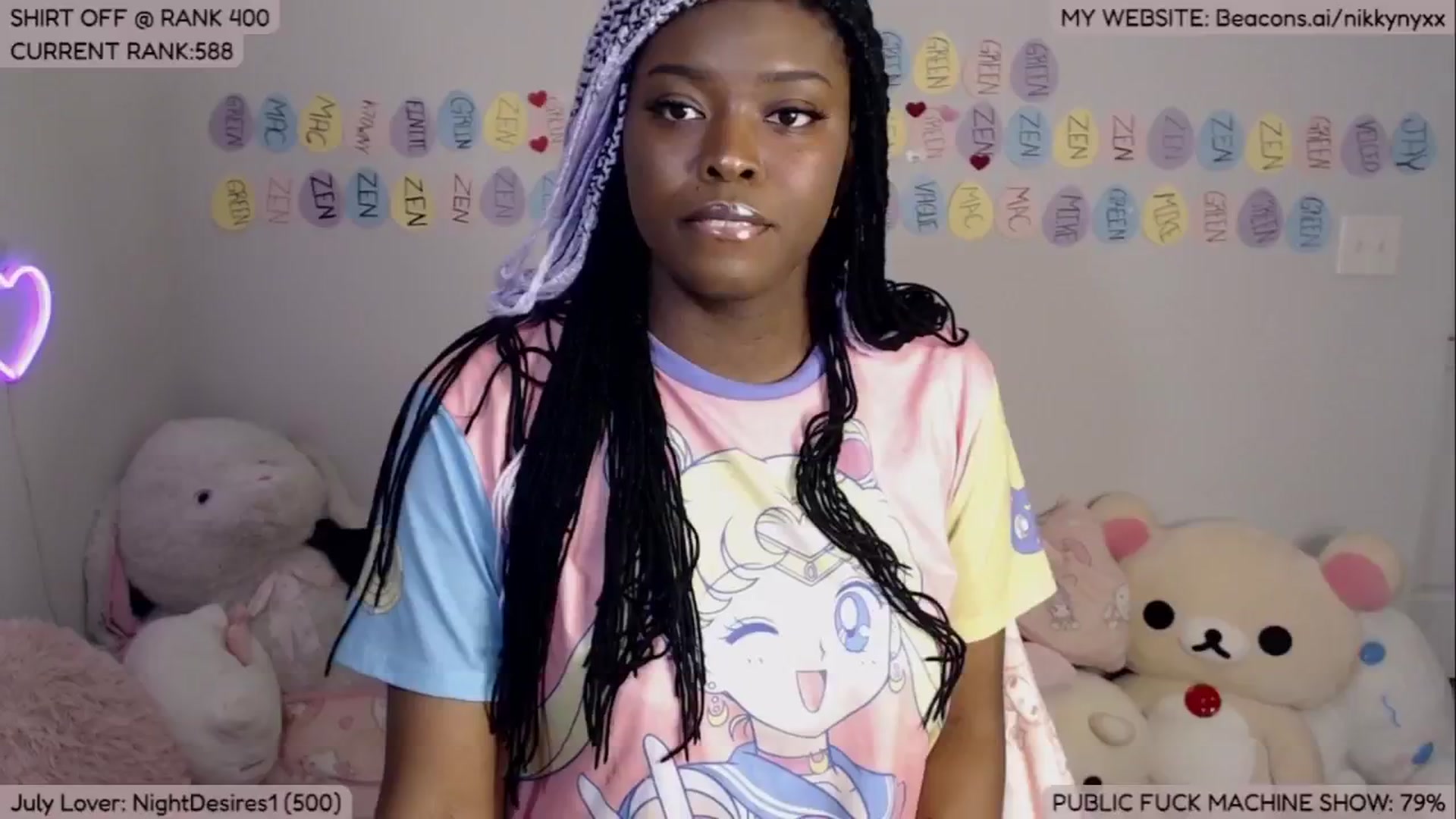 Gallery image thumbnail from NikkyNyxx's myfreecams stream on, 07/02/2024, 07:30 image 1 of 20