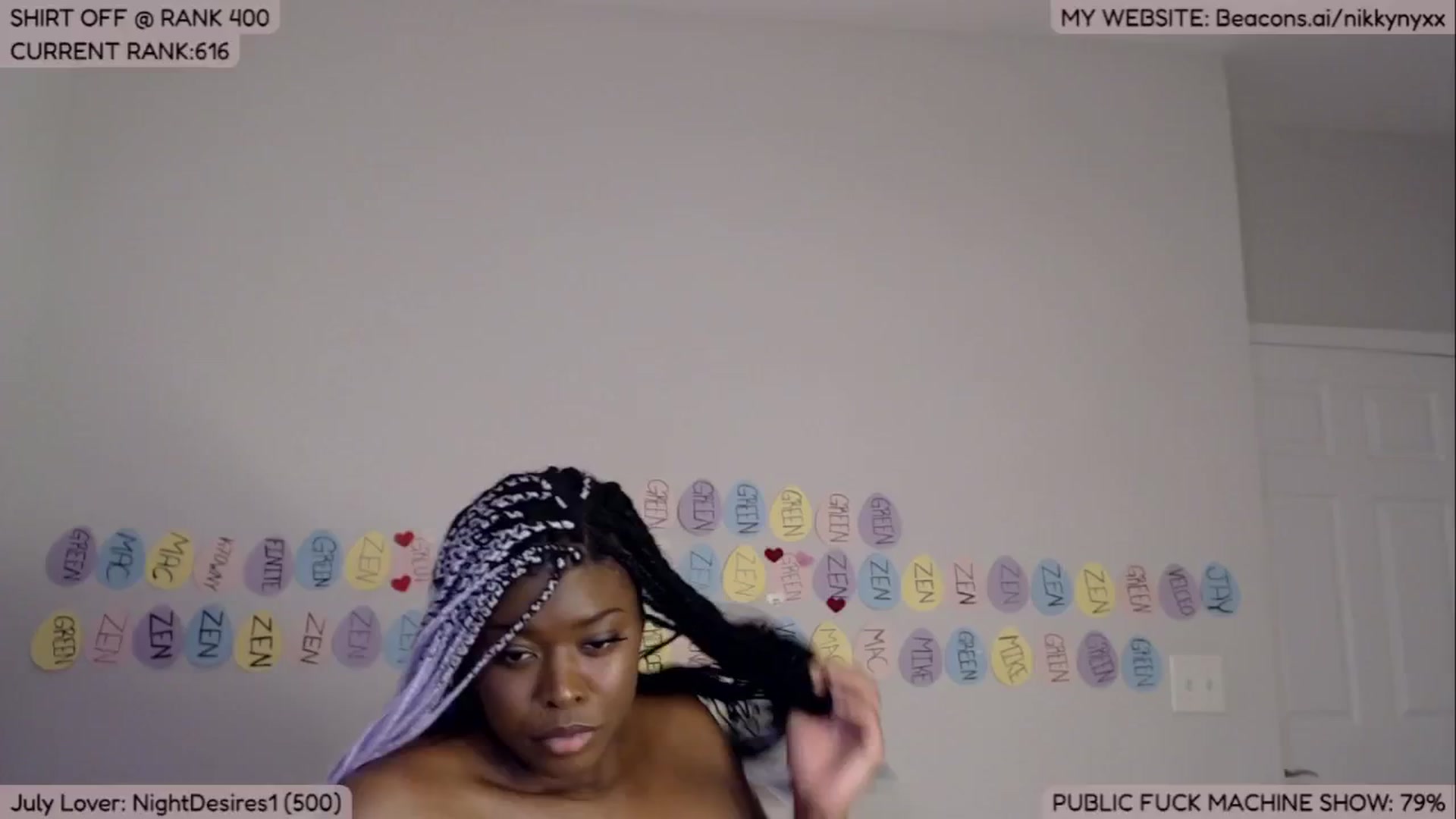 Gallery image thumbnail from NikkyNyxx's myfreecams stream on, 07/02/2024, 07:30 image 19 of 20