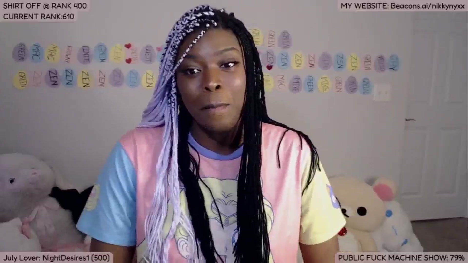 Gallery image thumbnail from NikkyNyxx's myfreecams stream on, 07/02/2024, 07:30 image 16 of 20