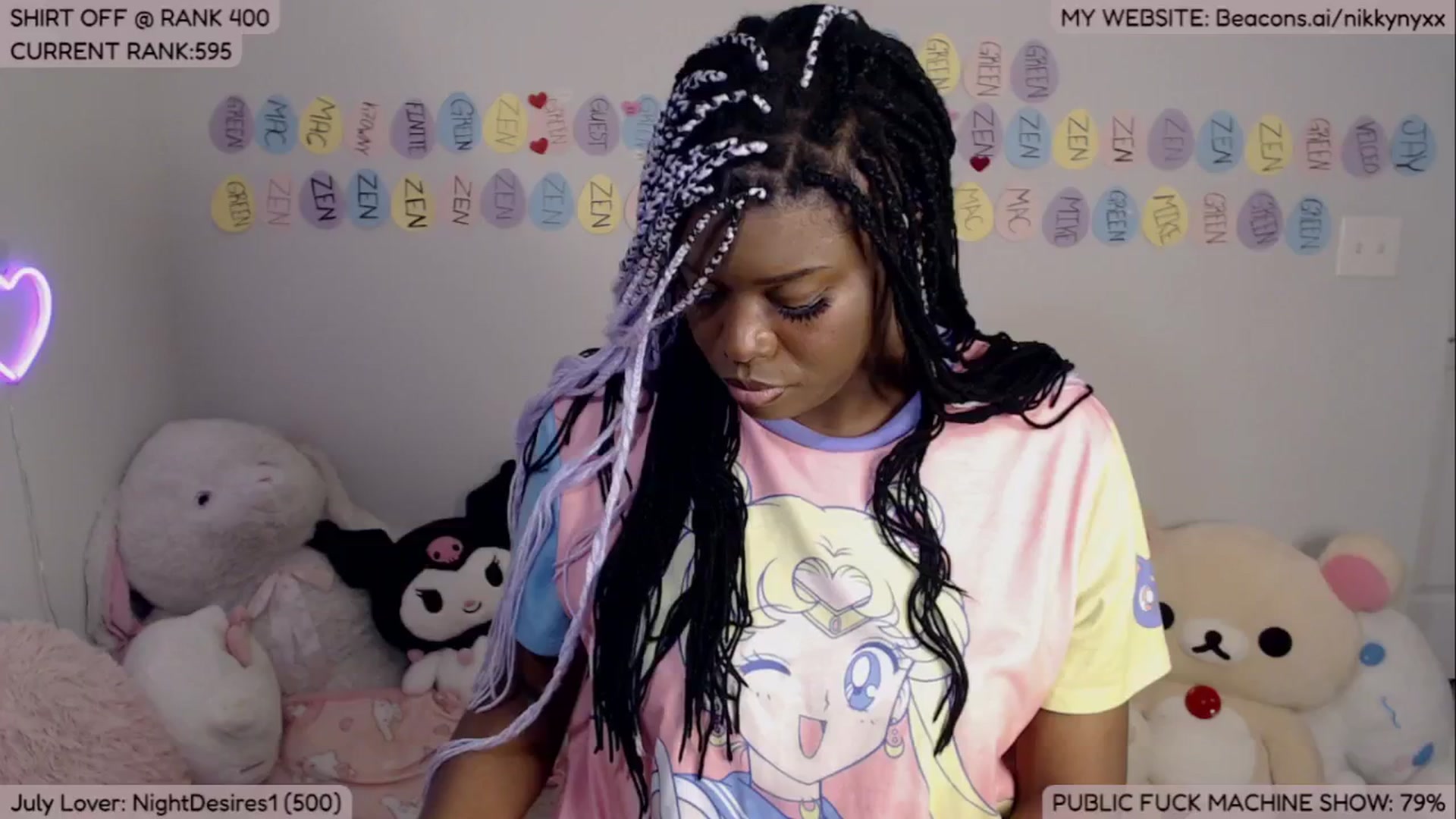 Gallery image thumbnail from NikkyNyxx's myfreecams stream on, 07/02/2024, 07:30 image 4 of 20