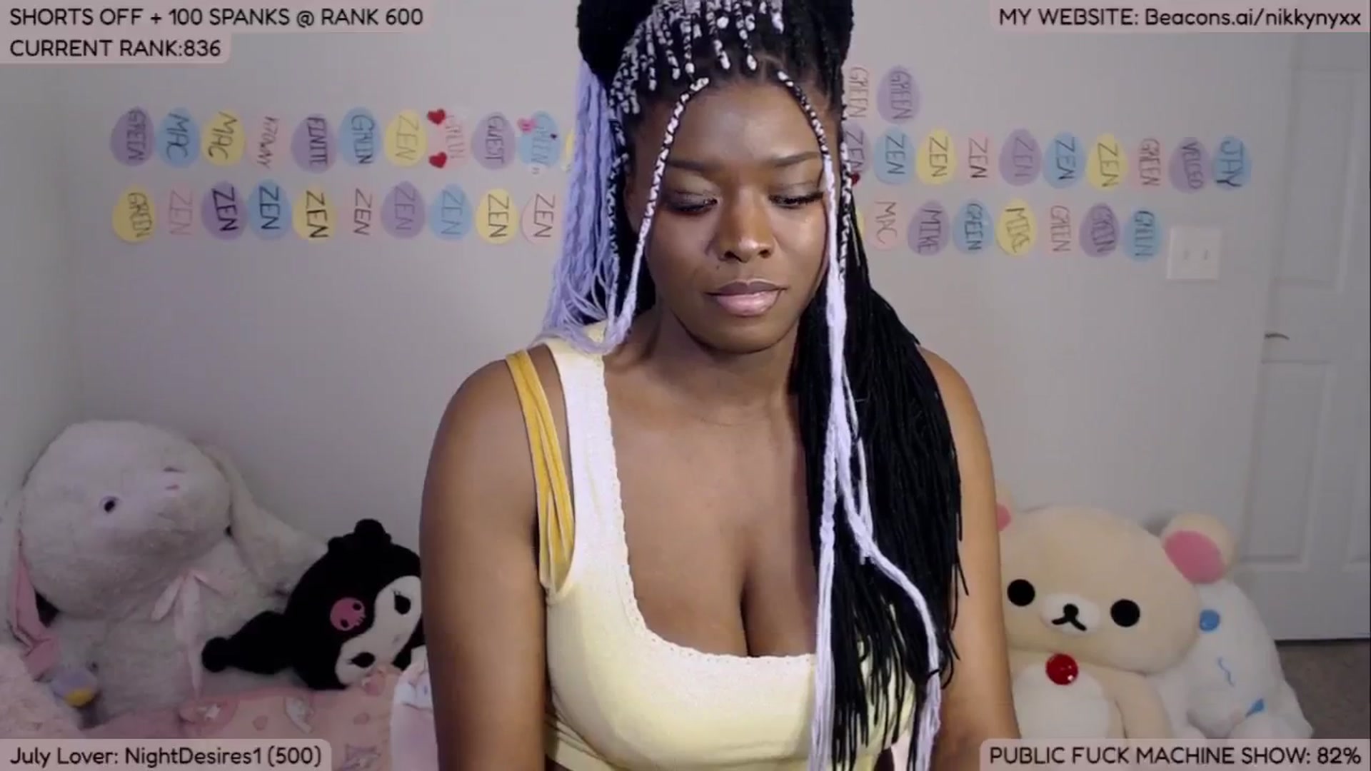 Gallery image thumbnail from NikkyNyxx's myfreecams stream on, 07/03/2024, 07:09 image 13 of 20