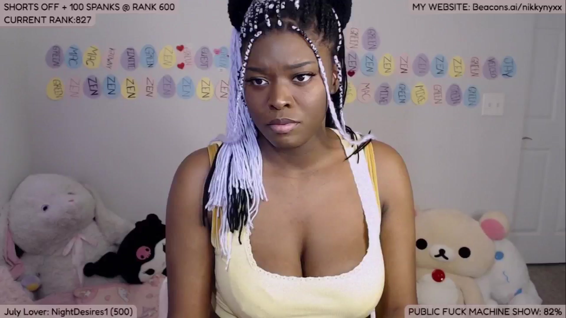 Gallery image thumbnail from NikkyNyxx's myfreecams stream on, 07/03/2024, 07:09 image 1 of 20