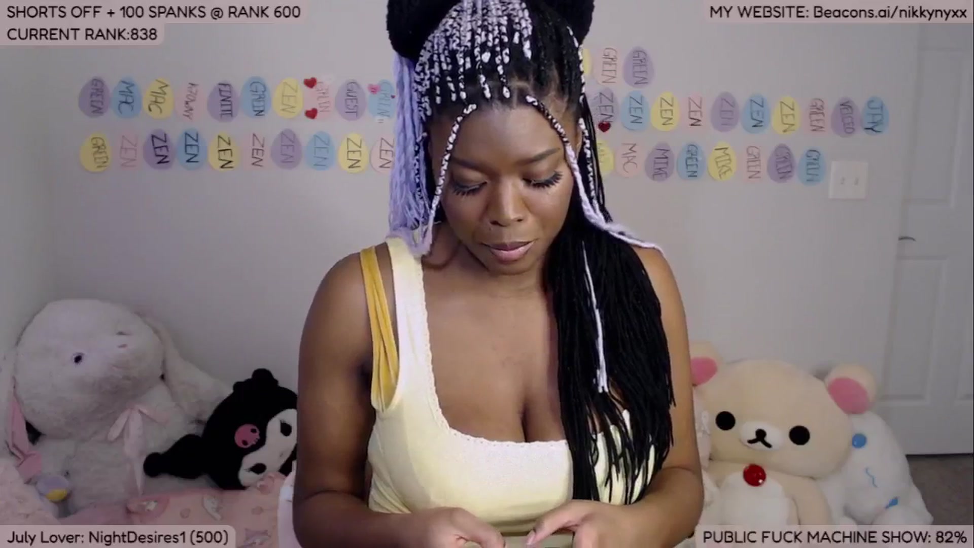 Gallery image thumbnail from NikkyNyxx's myfreecams stream on, 07/03/2024, 07:09 image 15 of 20