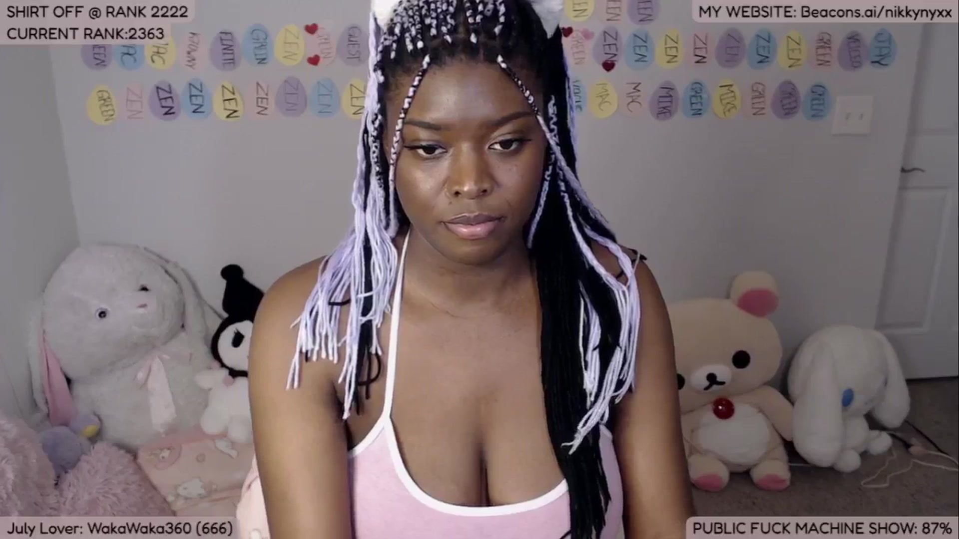 Gallery image thumbnail from NikkyNyxx's myfreecams stream on, 07/09/2024, 07:33 image 9 of 20