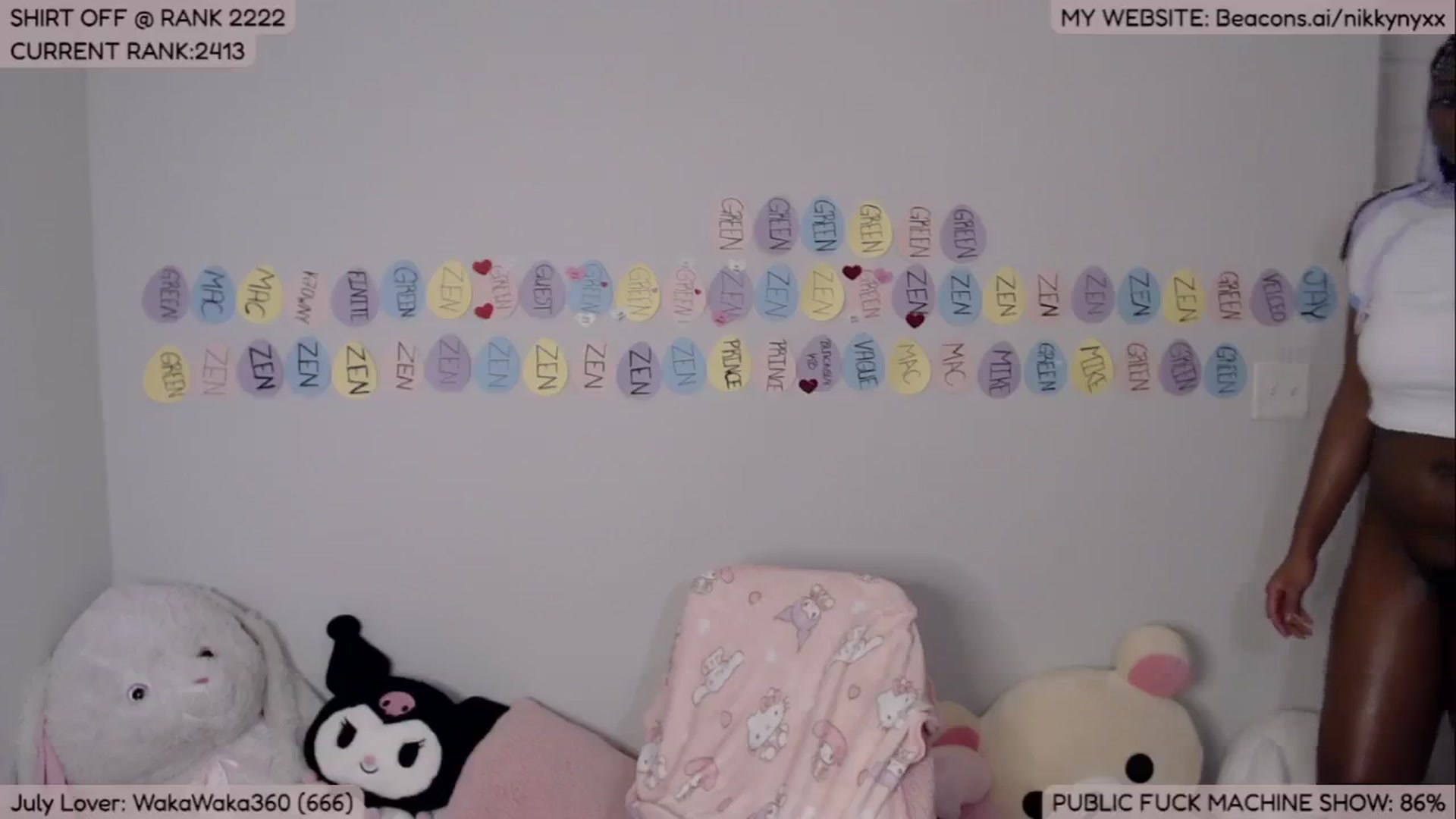 Gallery image thumbnail from NikkyNyxx's myfreecams stream on, 07/09/2024, 07:33 image 5 of 20