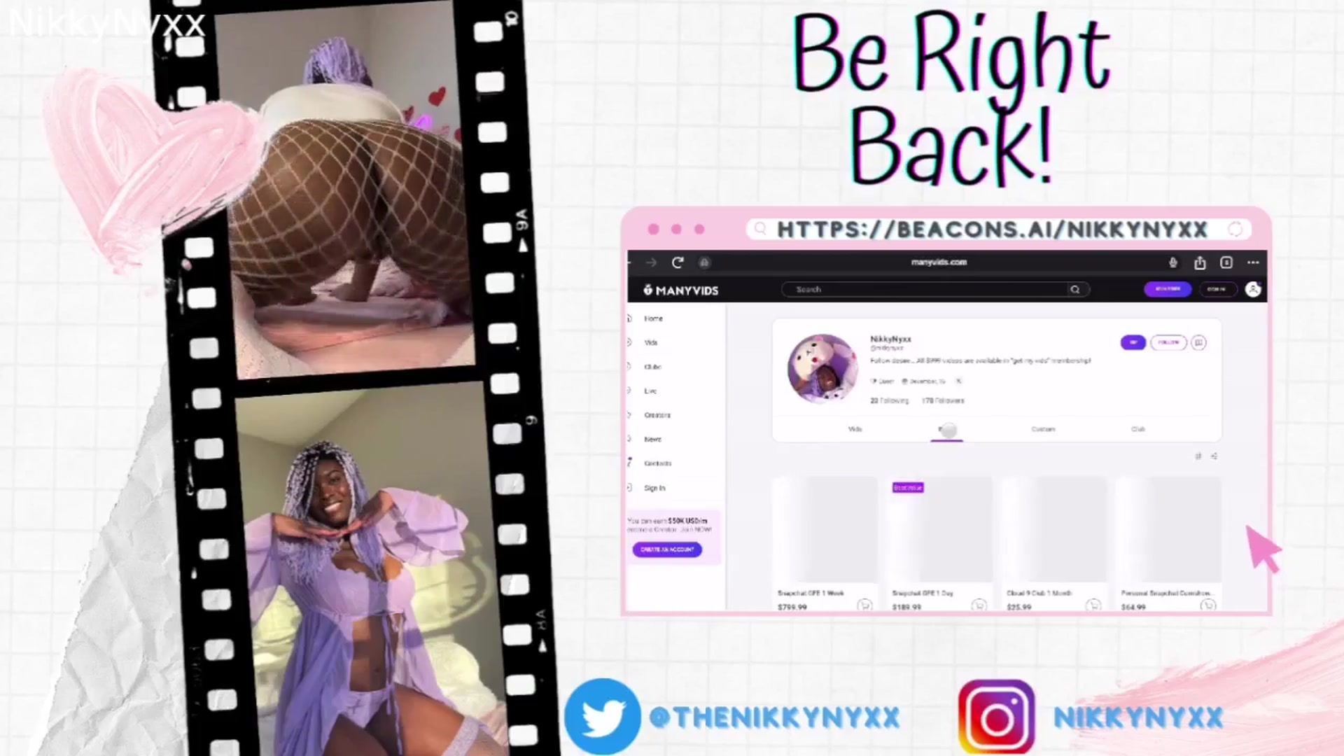 Gallery image thumbnail from NikkyNyxx's myfreecams stream on, 07/10/2024, 07:26 image 9 of 20
