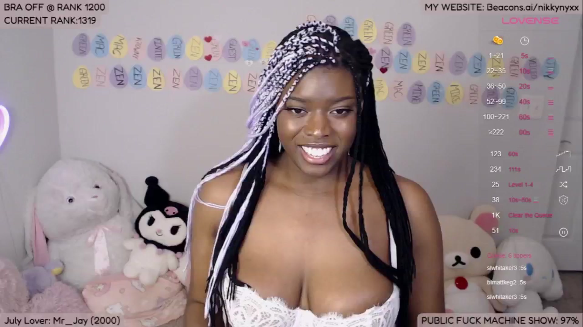 Gallery image thumbnail from NikkyNyxx's myfreecams stream on, 07/10/2024, 08:57 image 1 of 20