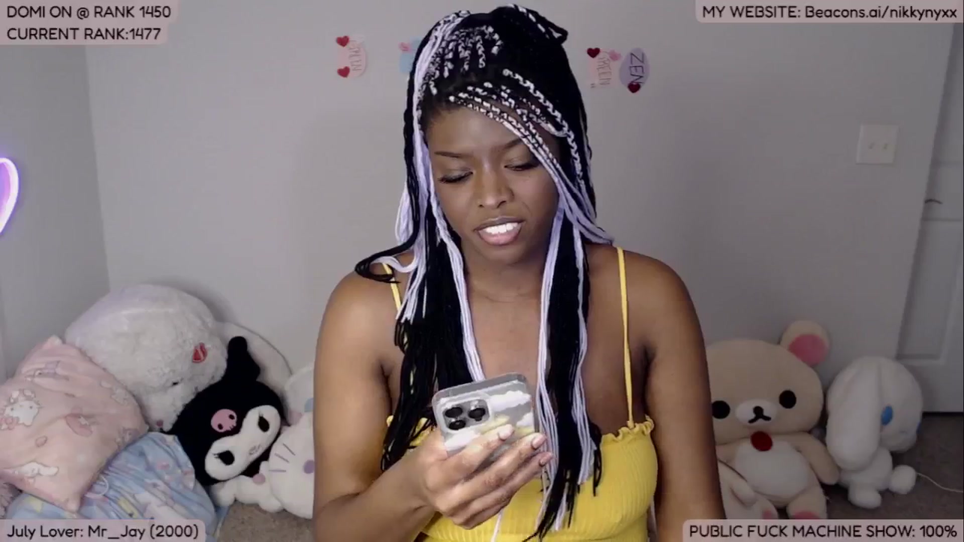 Gallery image thumbnail from NikkyNyxx's myfreecams stream on, 07/19/2024, 07:37 image 17 of 20