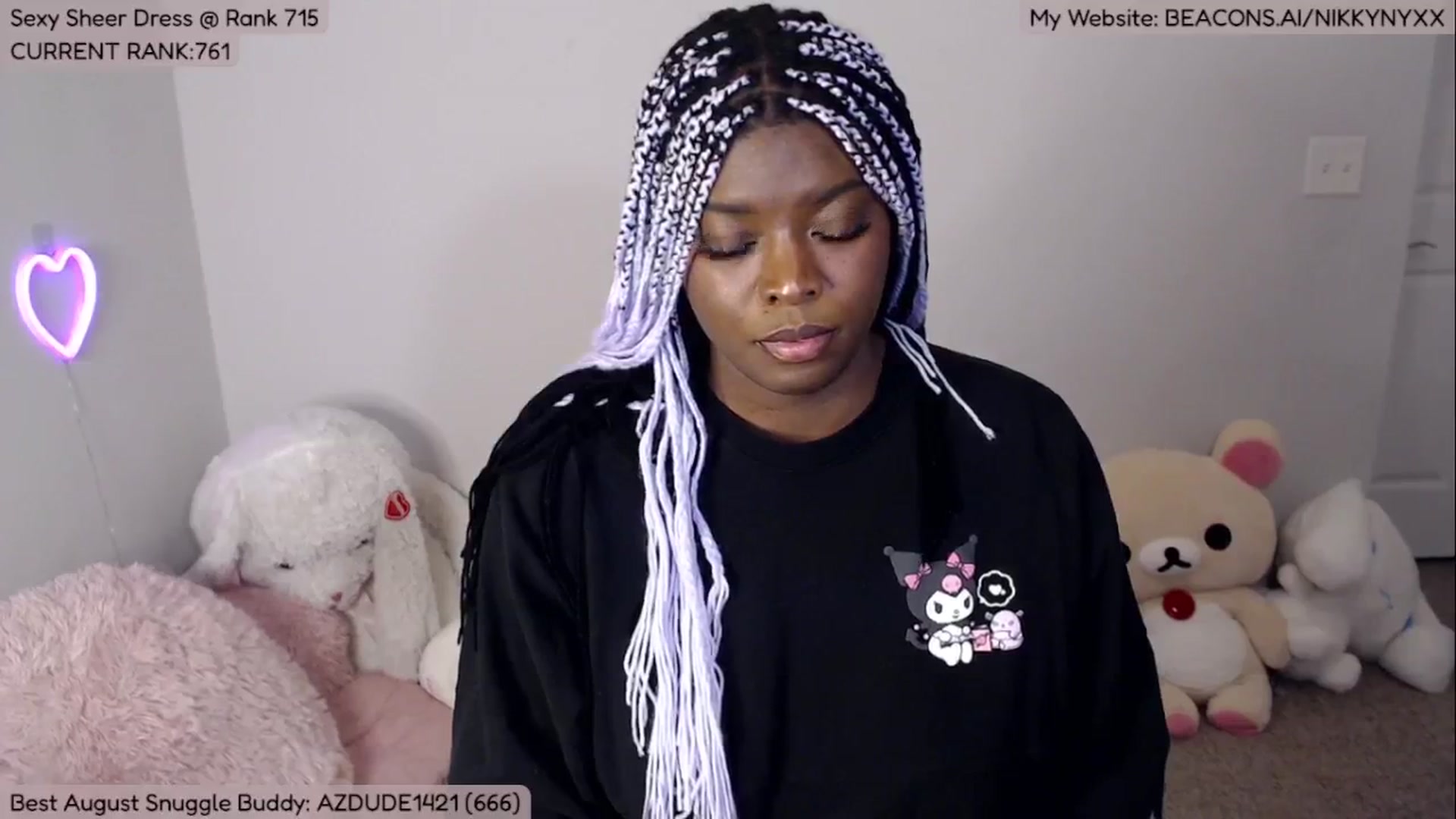 Gallery image thumbnail from NikkyNyxx's myfreecams stream on, 08/05/2024, 02:20 image 9 of 20