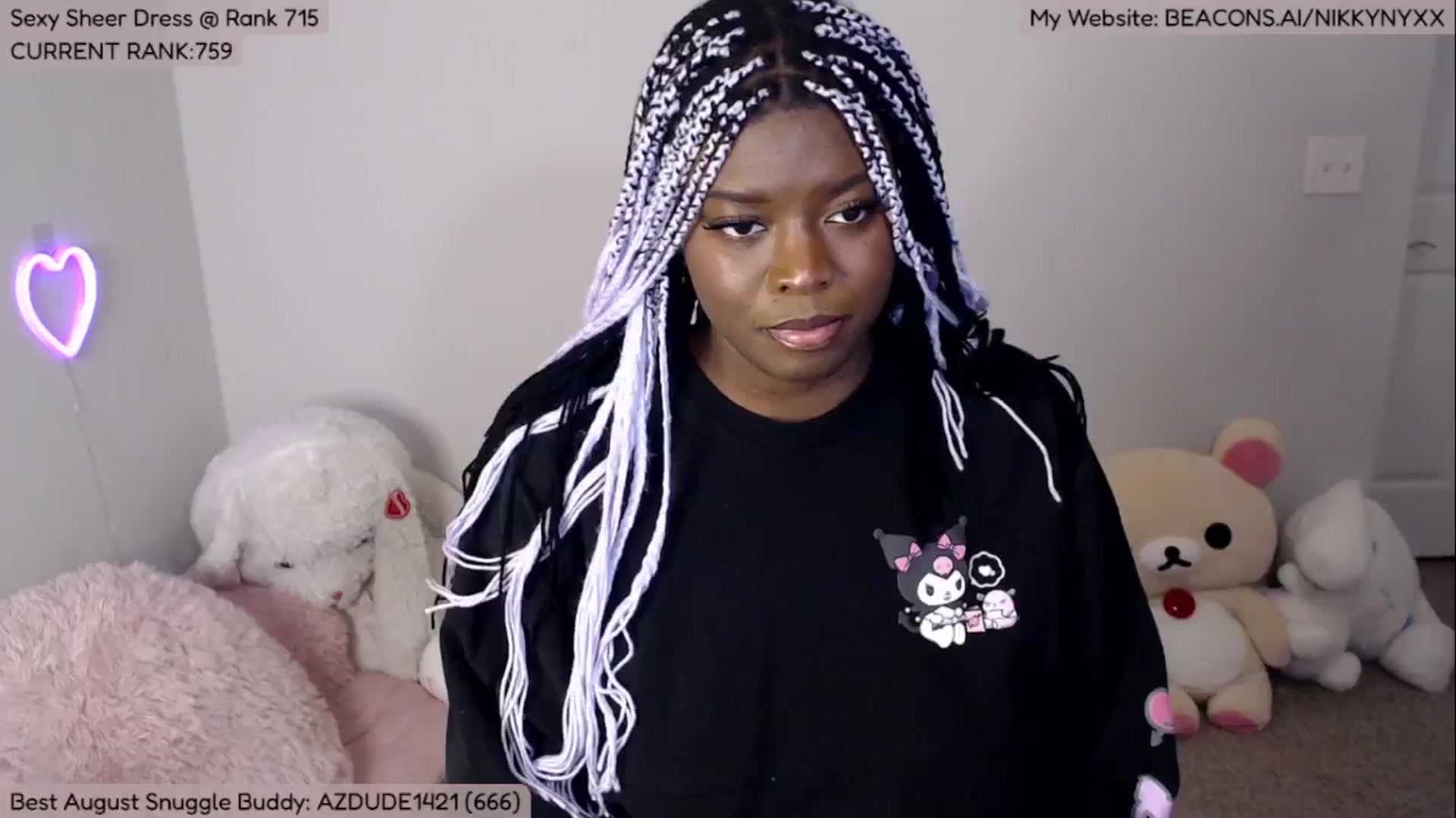 Gallery image thumbnail from NikkyNyxx's myfreecams stream on, 08/05/2024, 02:20 image 8 of 20