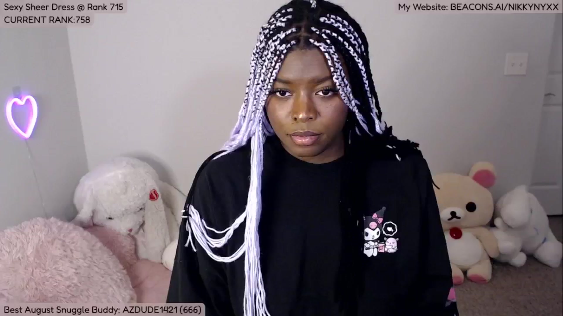 Gallery image thumbnail from NikkyNyxx's myfreecams stream on, 08/05/2024, 02:20 image 6 of 20