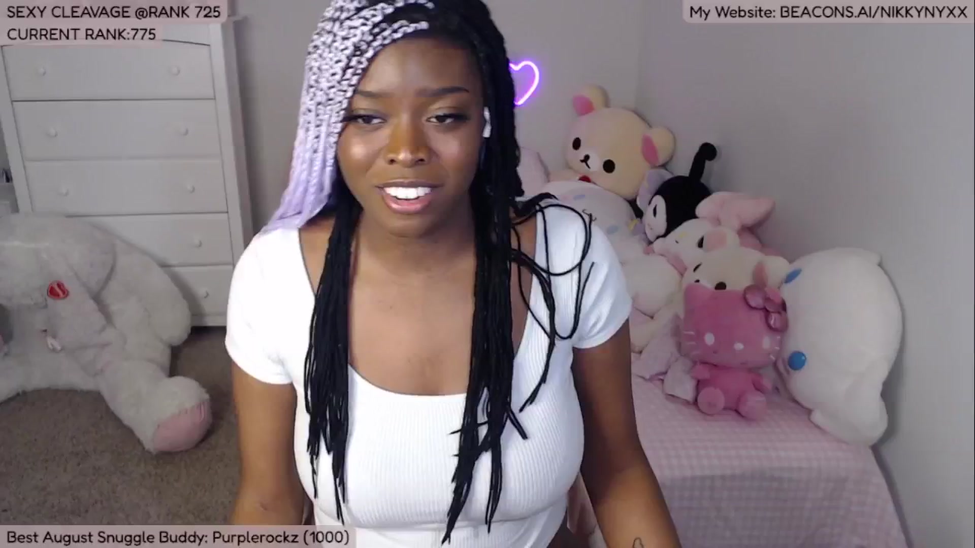 Gallery image thumbnail from NikkyNyxx's myfreecams stream on, 08/15/2024, 08:20 image 1 of 20
