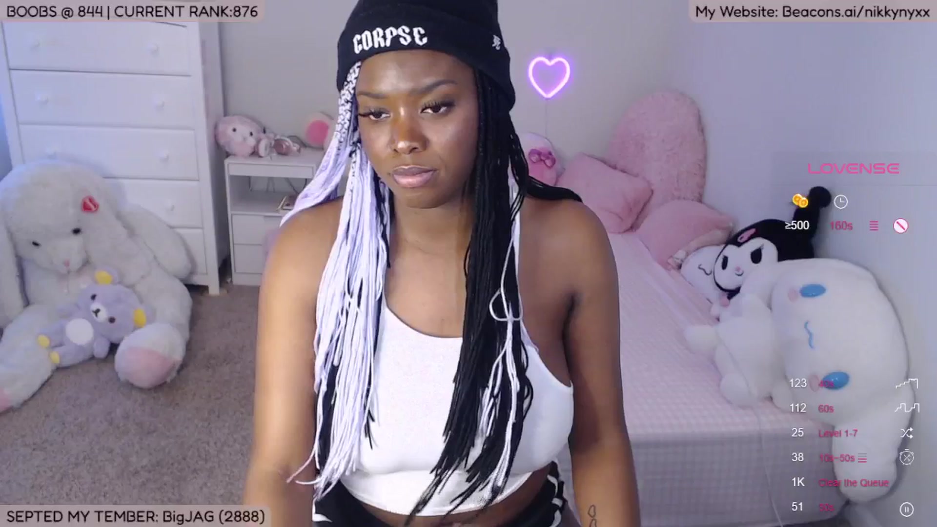 Gallery image thumbnail from NikkyNyxx's myfreecams stream on, 09/23/2024, 09:41 image 8 of 20