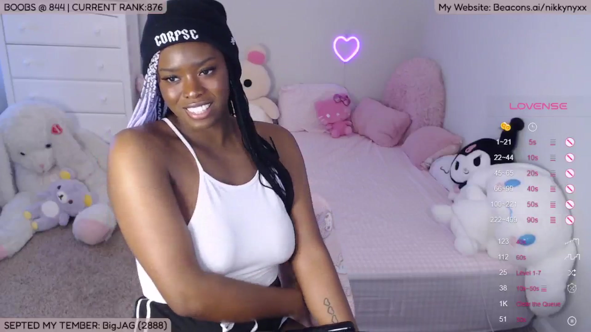 Gallery image thumbnail from NikkyNyxx's myfreecams stream on, 09/23/2024, 09:41 image 14 of 20