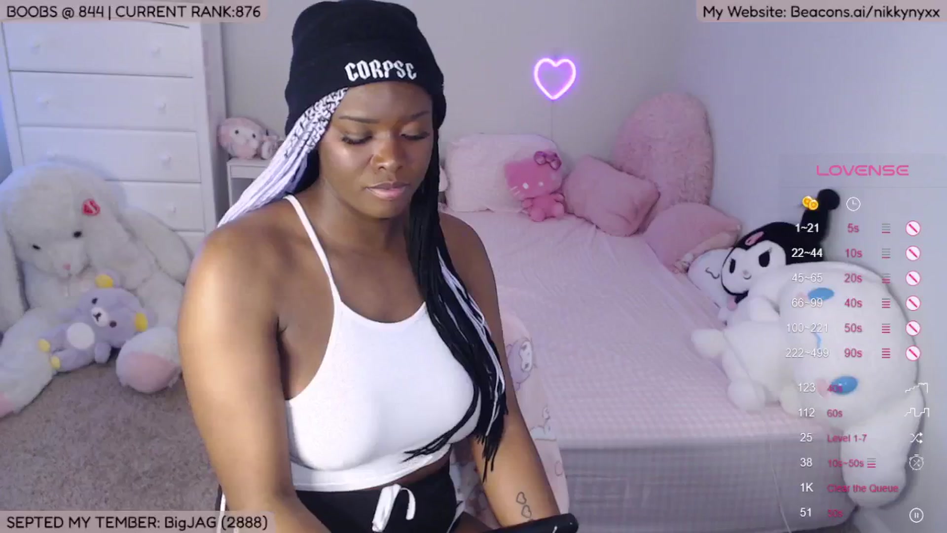 Gallery image thumbnail from NikkyNyxx's myfreecams stream on, 09/23/2024, 09:41 image 17 of 20