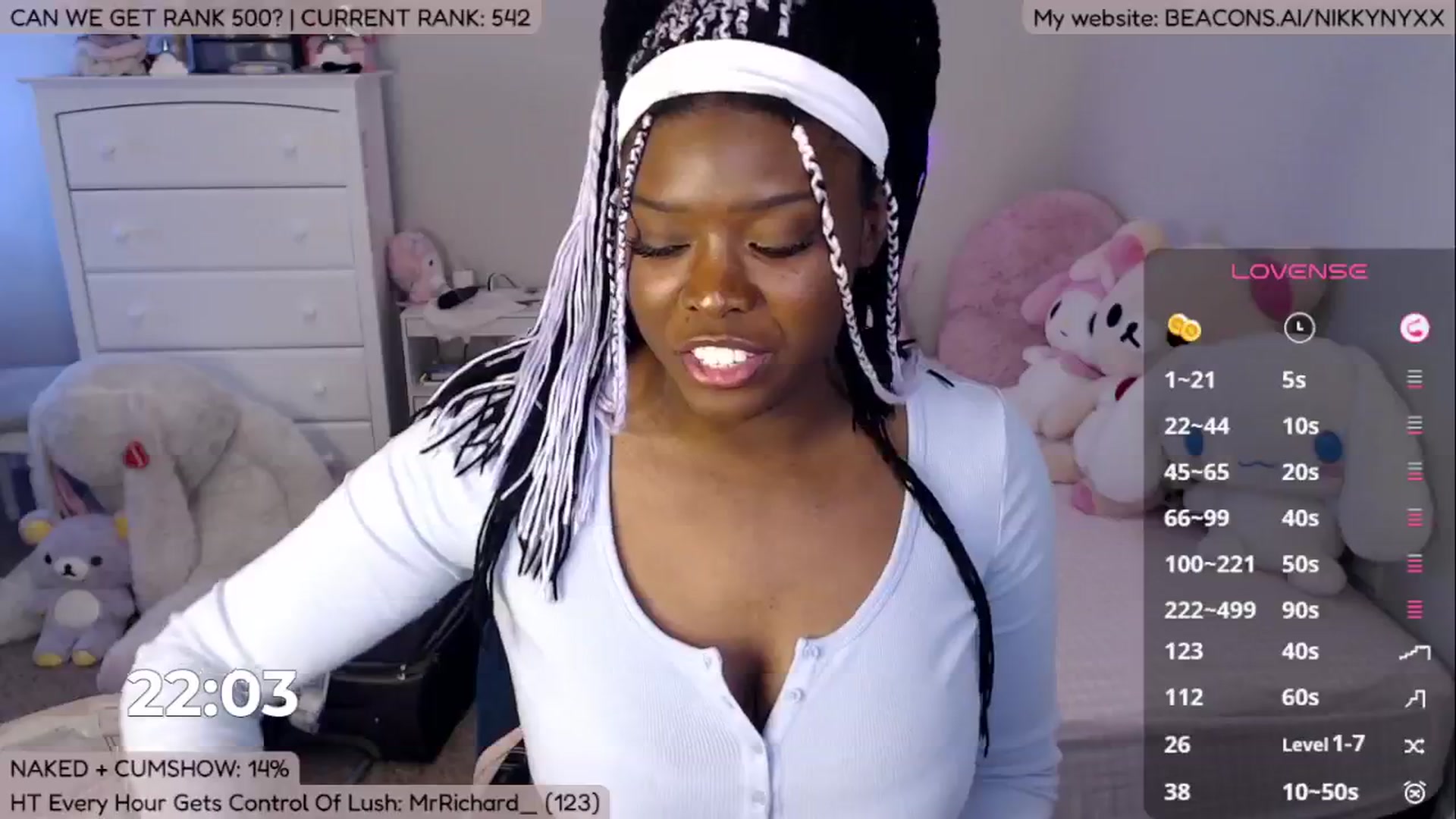 Gallery image thumbnail from NikkyNyxx's myfreecams stream on, 12/28/2024, 06:10 image 3 of 20