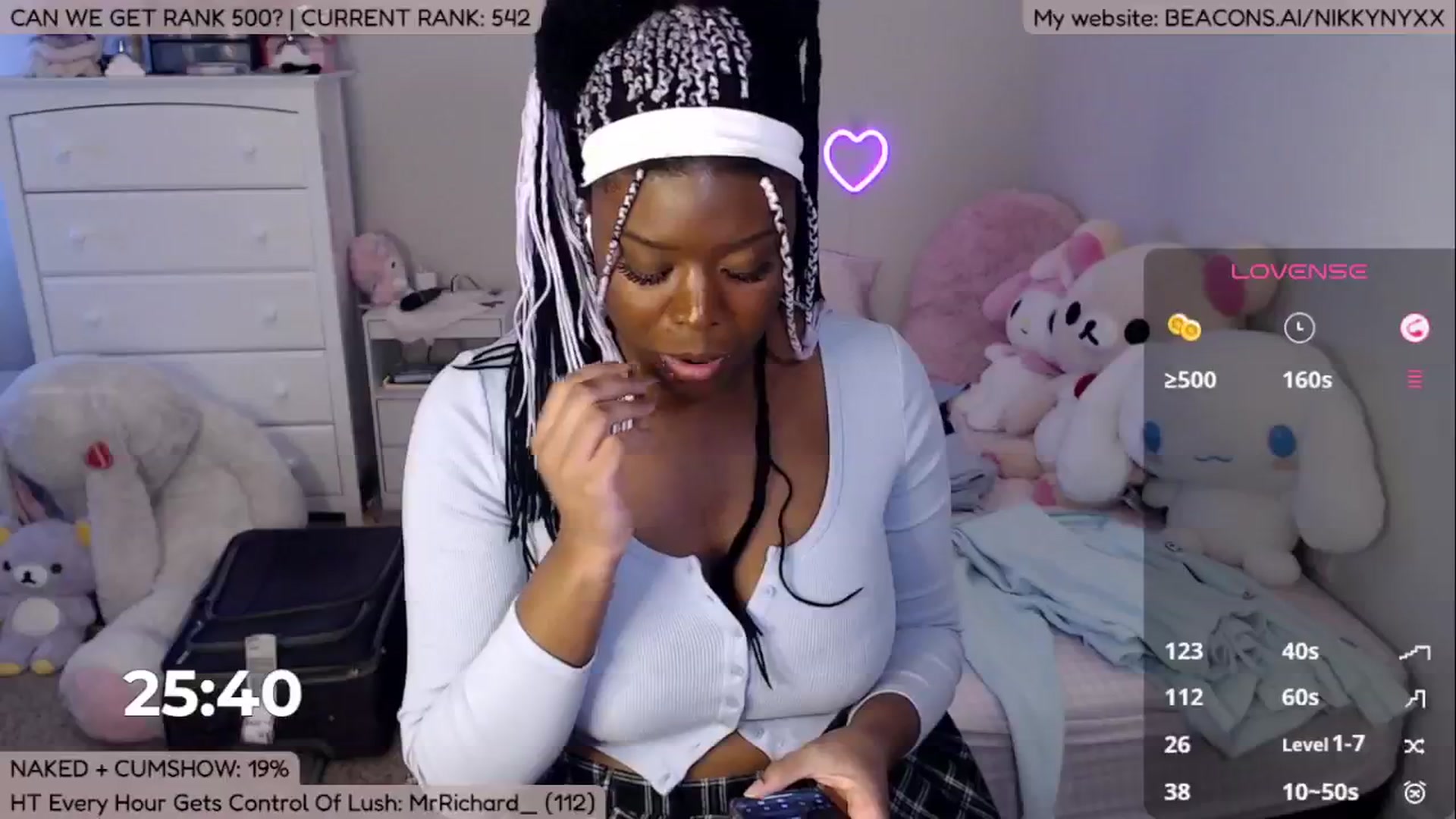 Gallery image thumbnail from NikkyNyxx's myfreecams stream on, 12/28/2024, 06:10 image 10 of 20