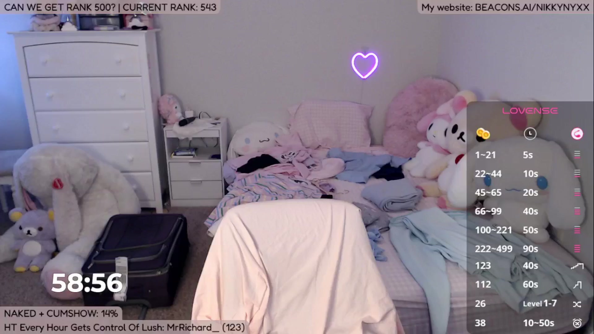 Gallery image thumbnail from NikkyNyxx's myfreecams stream on, 12/28/2024, 06:10 image 6 of 20