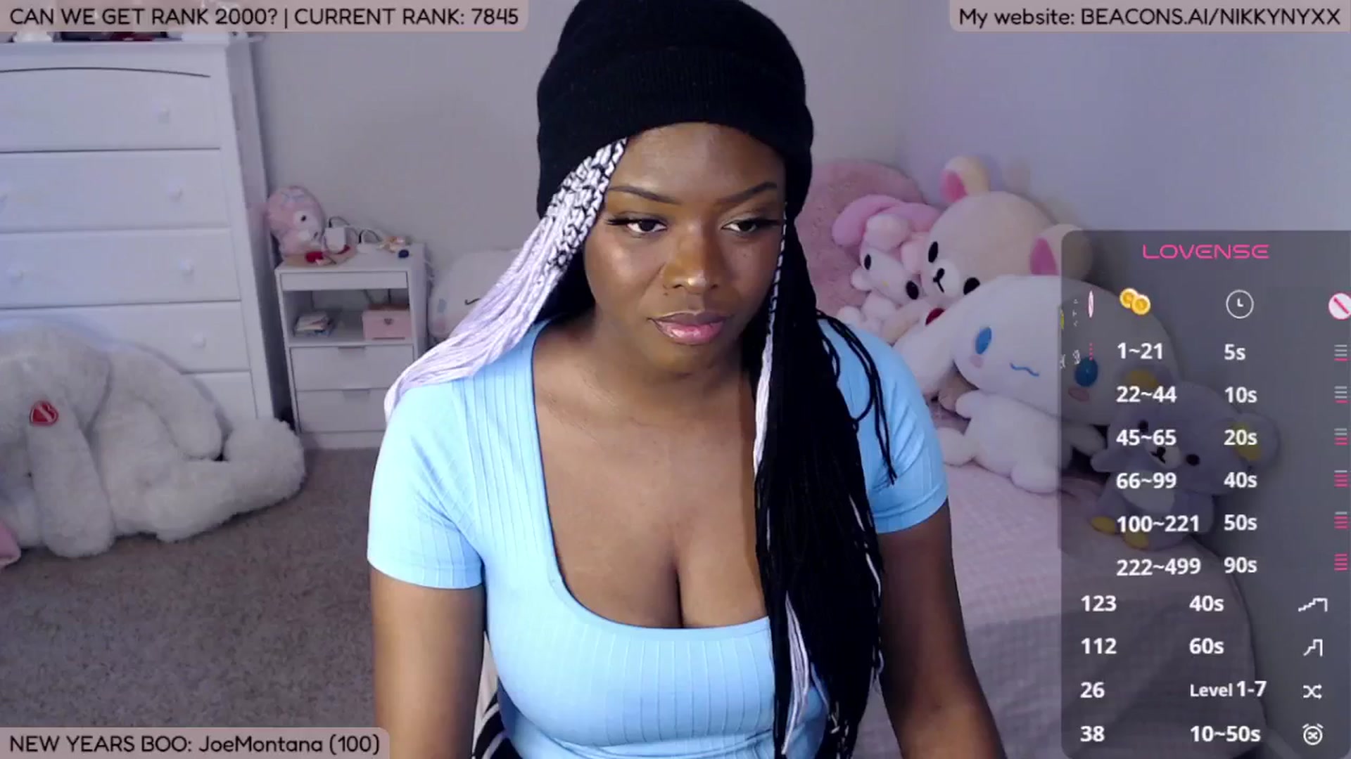 Gallery image thumbnail from NikkyNyxx's myfreecams stream on, 01/21/2025, 04:21 image 1 of 20