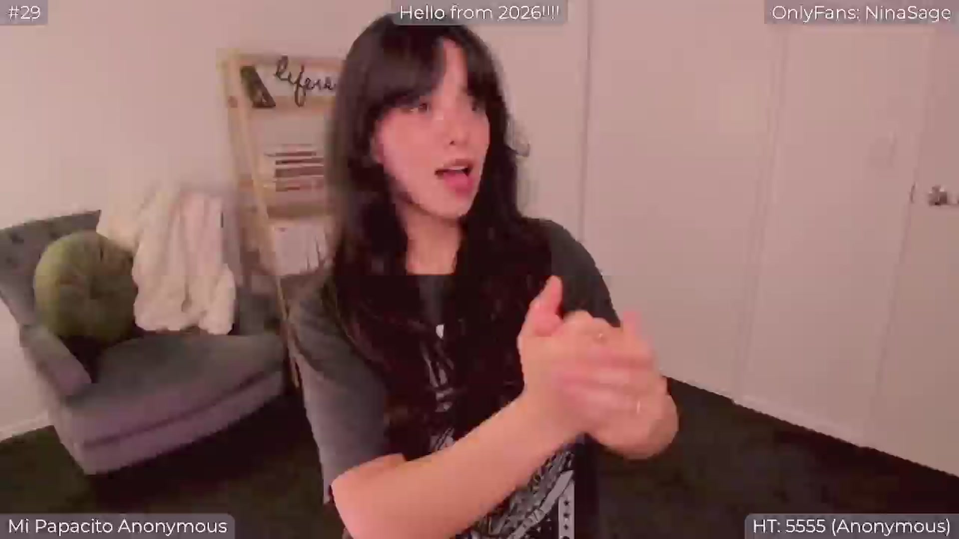 Gallery image thumbnail from NinaSage's myfreecams stream on, 01/01/2026, 03:42 image 1 of 20