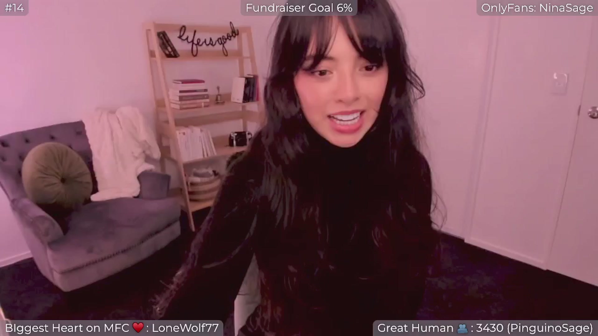 Gallery image thumbnail from NinaSage's myfreecams stream on, 01/25/2026, 03:13 image 14 of 20