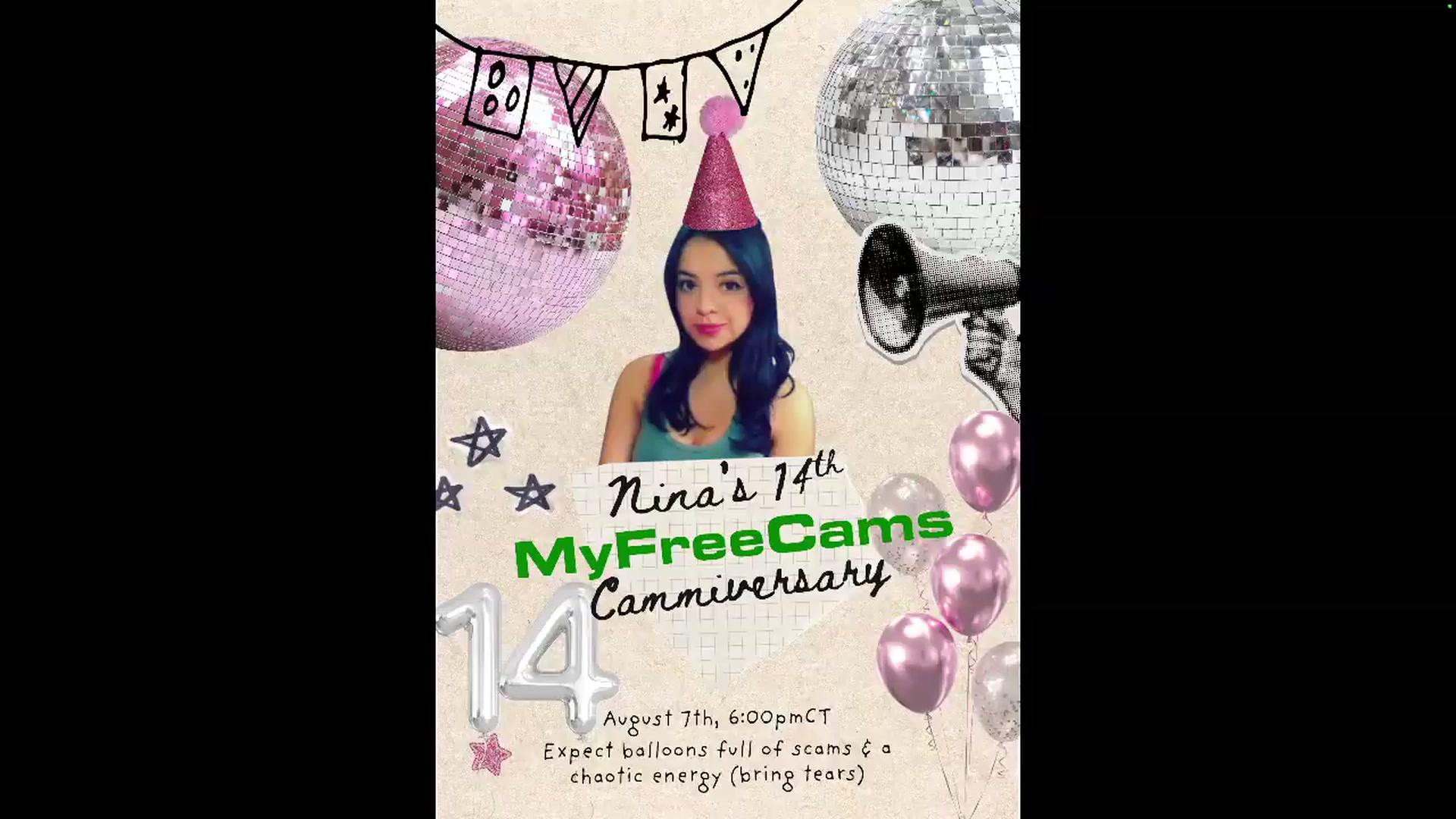 Gallery image thumbnail from NinaSage's myfreecams stream on, 08/07/2026, 24:01 image 1 of 20