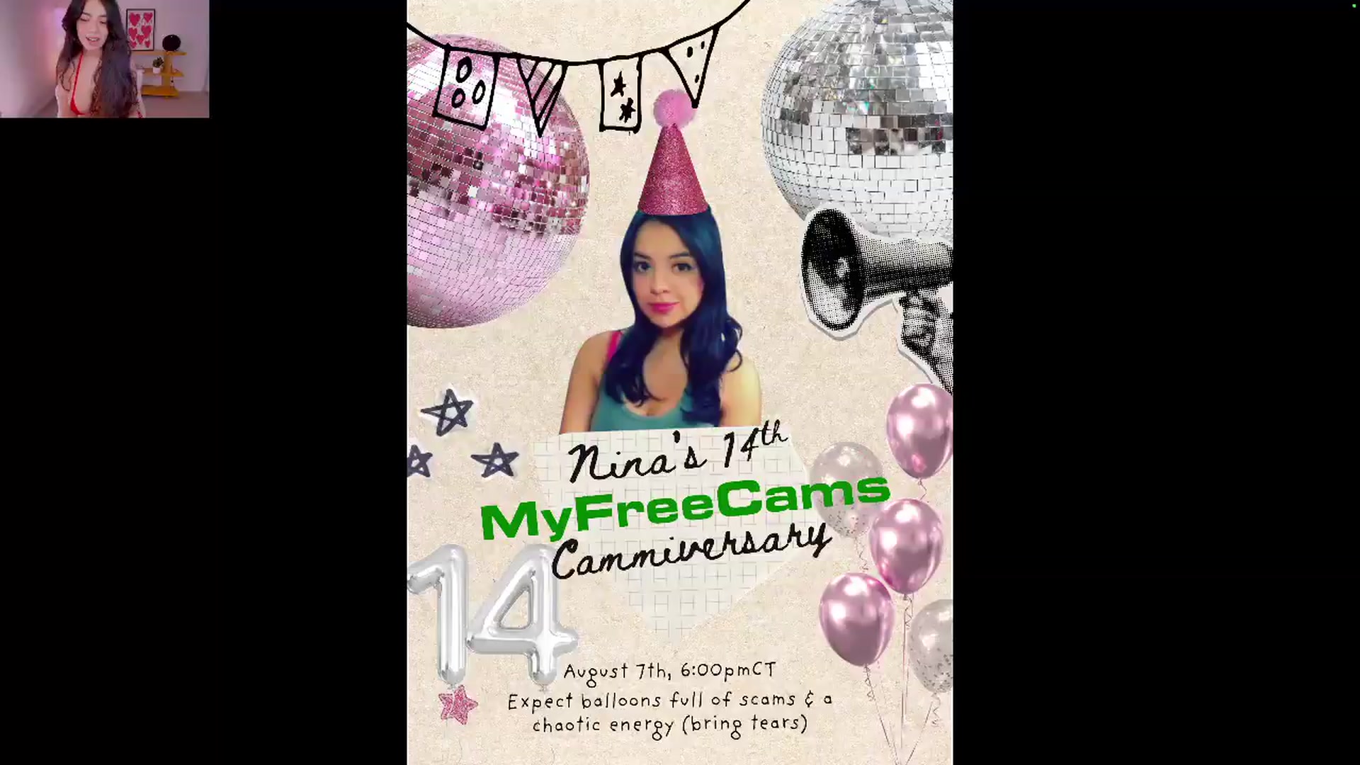 Gallery image thumbnail from NinaSage's myfreecams stream on, 08/07/2026, 01:24 image 20 of 20