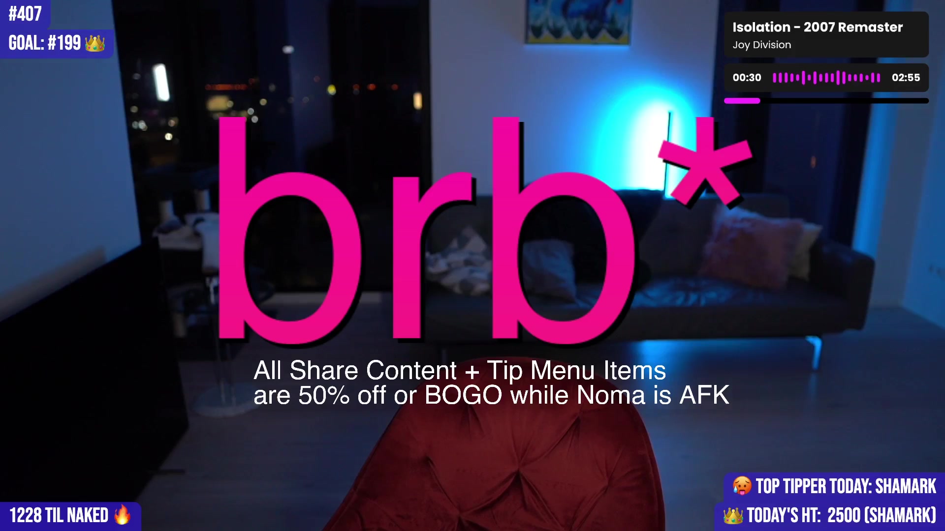 Gallery image thumbnail from Noma_Bday's myfreecams stream on, 08/11/2025, 23:08 image 12 of 20