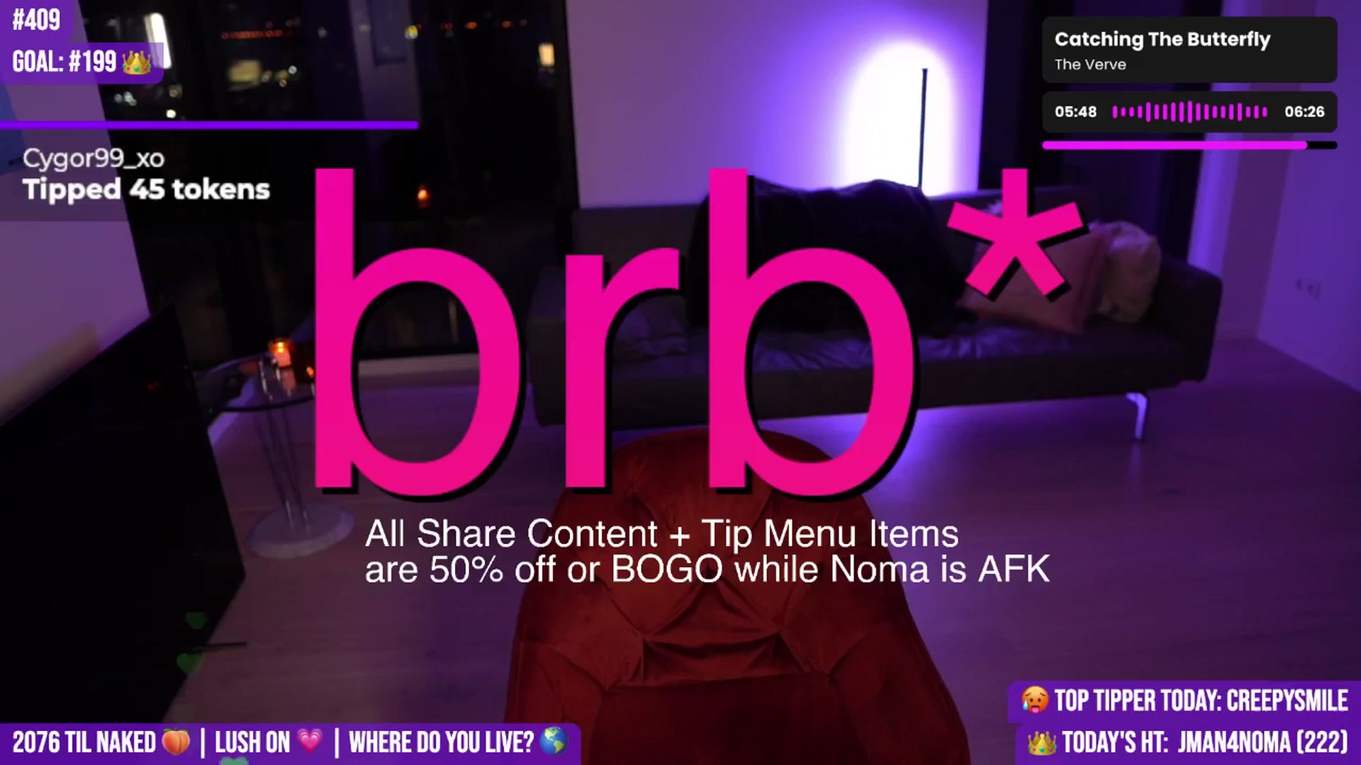 Gallery image thumbnail from Noma_Bday's myfreecams stream on, 08/13/2025, 24:09 image 14 of 20