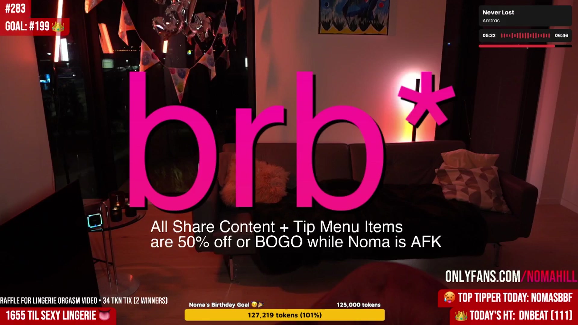 Gallery image thumbnail from Noma_Bday's myfreecams stream on, 08/19/2025, 01:16 image 5 of 20