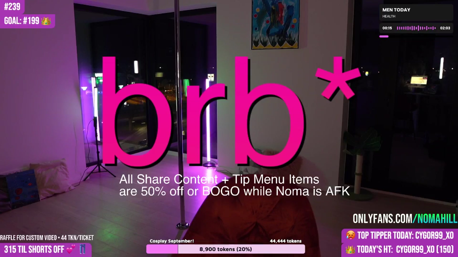 Gallery image thumbnail from Noma_Bday's myfreecams stream on, 08/22/2025, 24:05 image 12 of 20