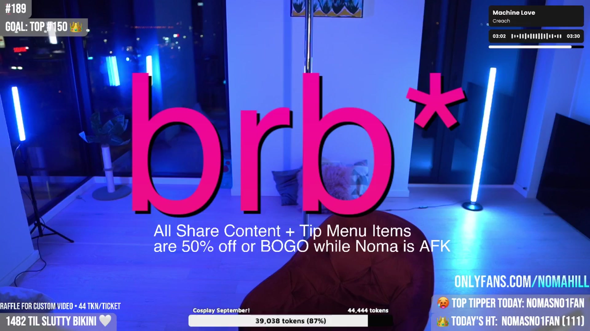 Gallery image thumbnail from Noma_Bday's myfreecams stream on, 08/25/2025, 22:29 image 17 of 20