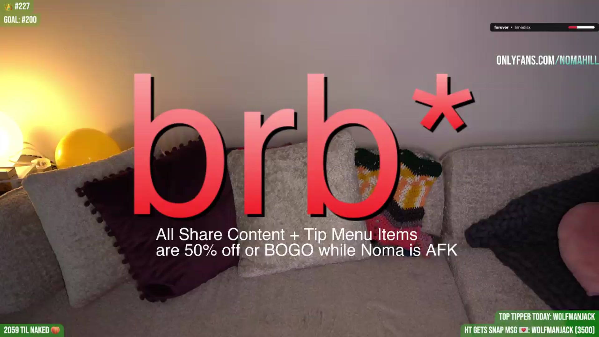 Gallery image thumbnail from Noma_Bday's myfreecams stream on, 09/01/2026, 02:32 image 6 of 20