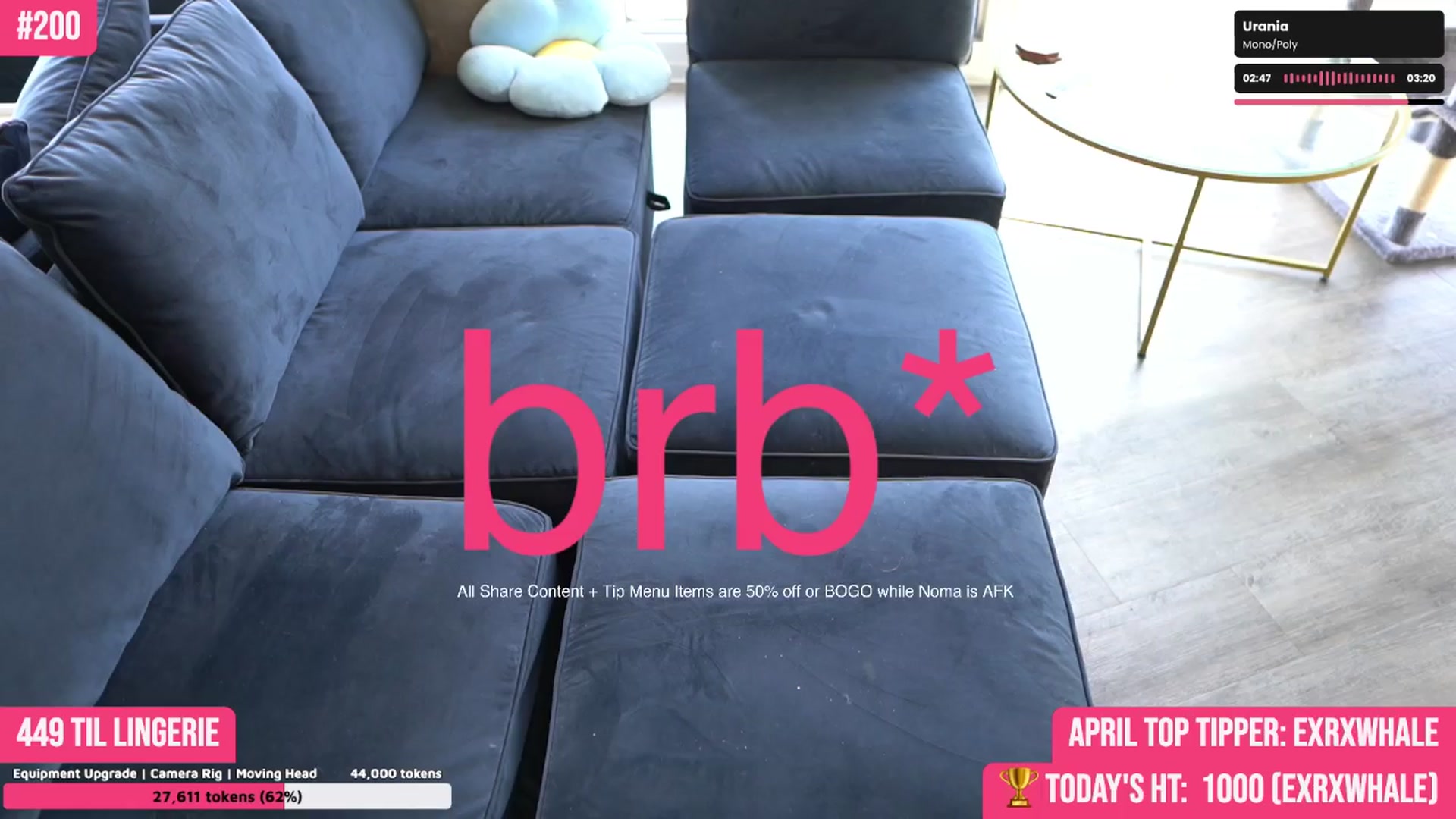 Gallery image thumbnail from Noma_Hill's myfreecams stream on, 04/12/2024, 18:31 image 16 of 20