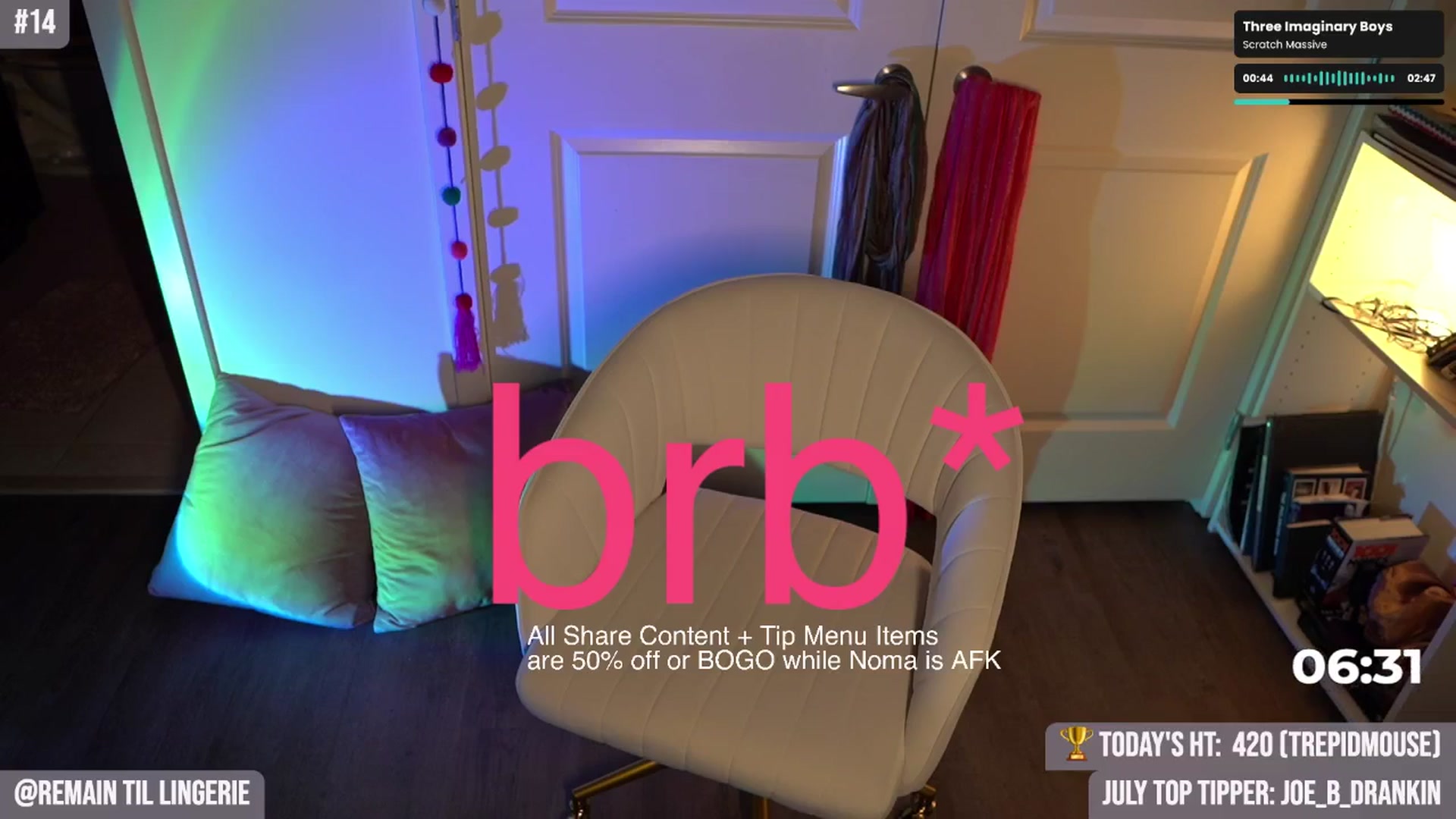Gallery image thumbnail from Noma_Hill's myfreecams stream on, 07/30/2024, 02:10 image 8 of 20
