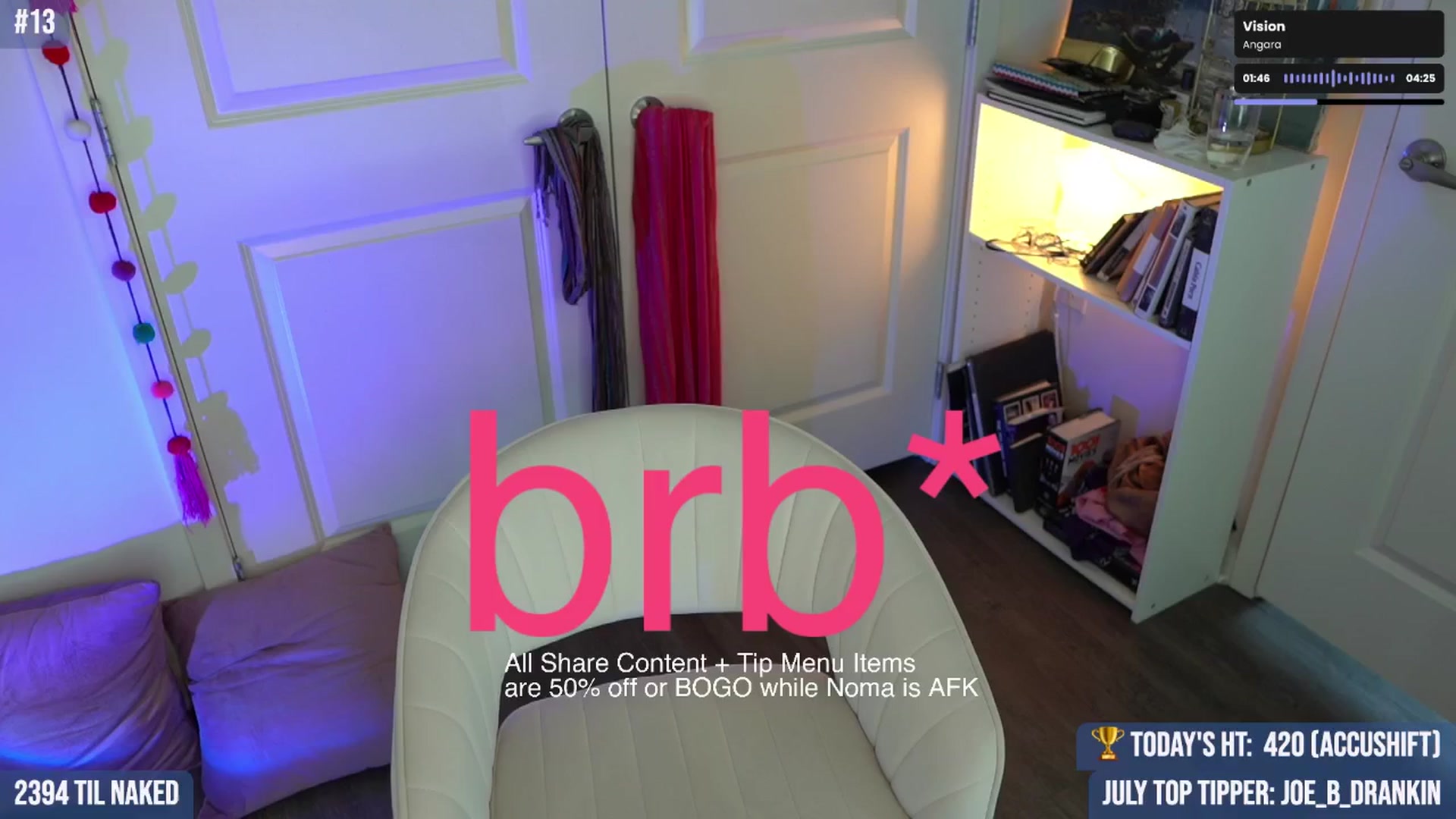 Gallery image thumbnail from Noma_Hill's myfreecams stream on, 07/30/2024, 22:55 image 4 of 20