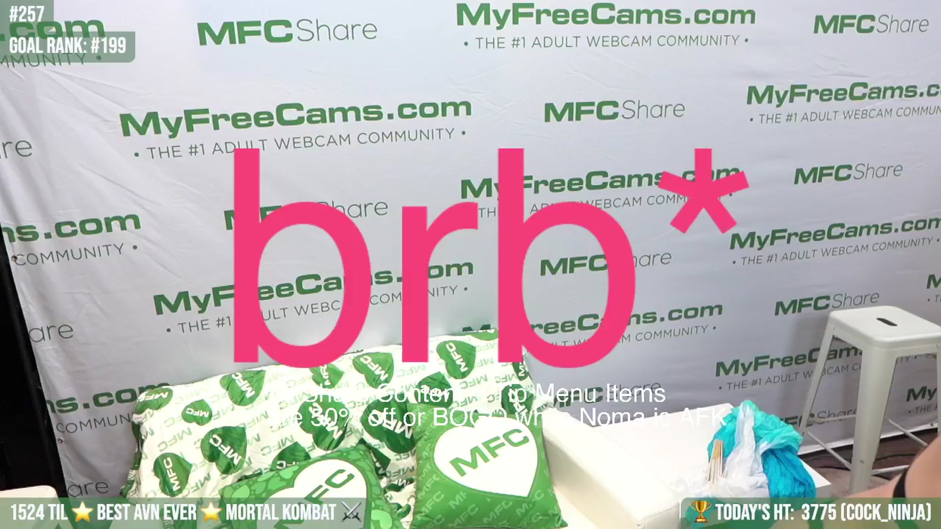 Gallery image thumbnail from Noma_Hill's myfreecams stream on, 01/23/2025, 02:19 image 12 of 20