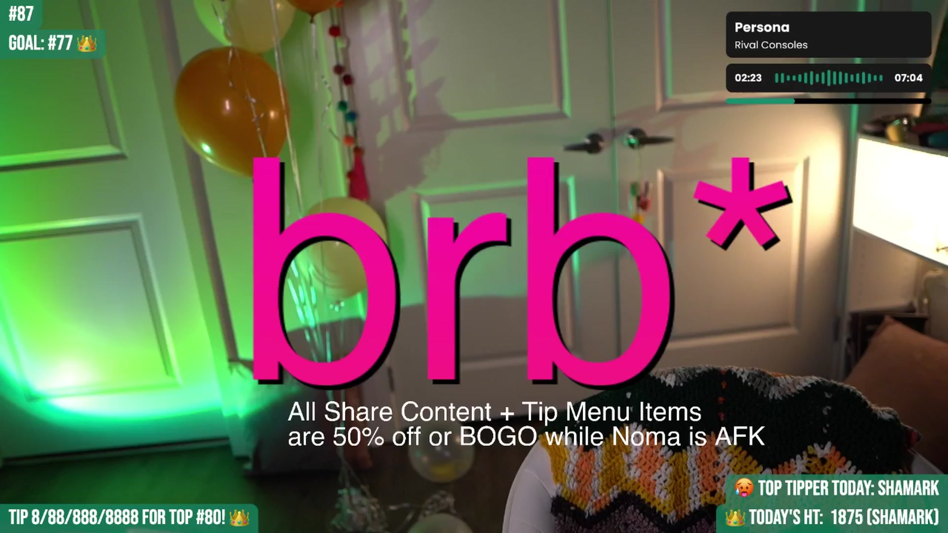 Gallery image thumbnail from Noma_Hill's myfreecams stream on, 05/12/2025, 01:00 image 17 of 20