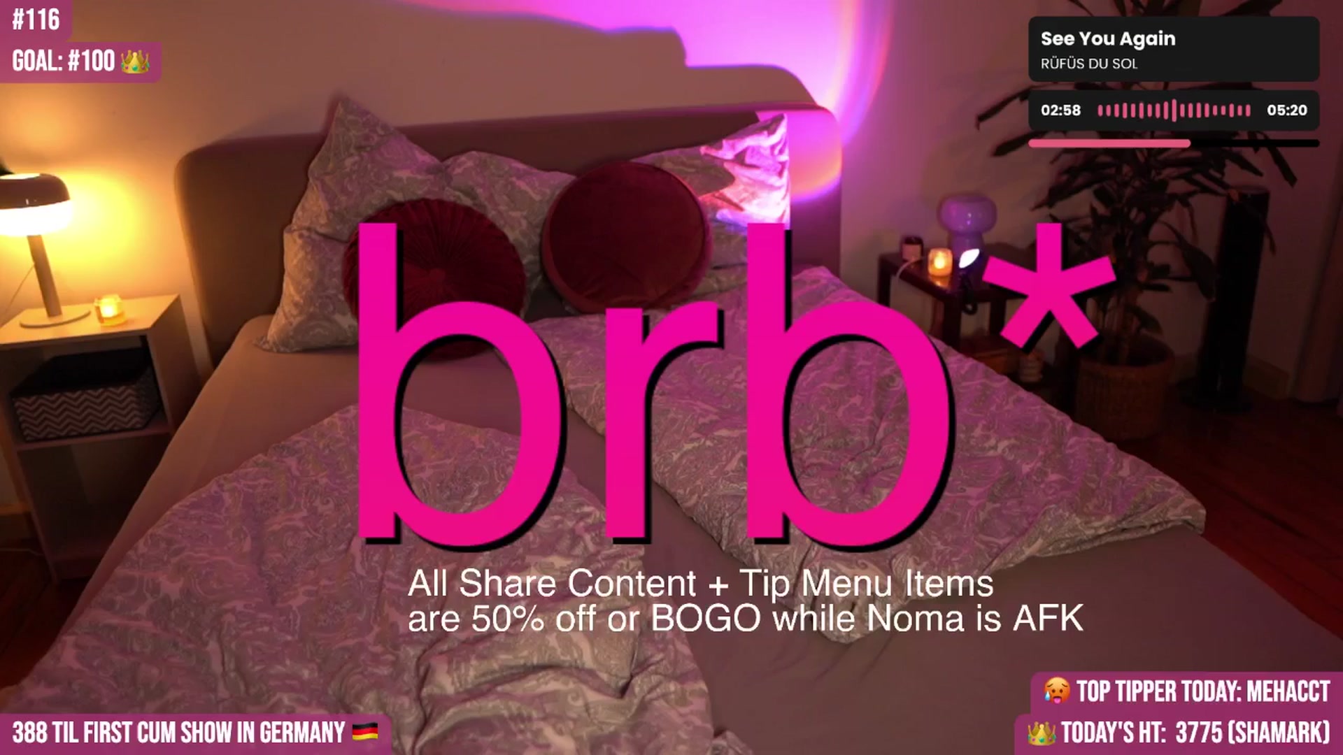 Gallery image thumbnail from Noma_Hill's myfreecams stream on, 05/24/2025, 21:54 image 17 of 20