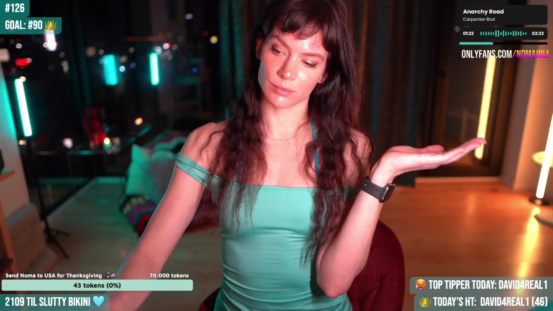 Gallery image thumbnail from Noma_Hill's myfreecams stream on, 09/11/2025, 22:55 image 4 of 20