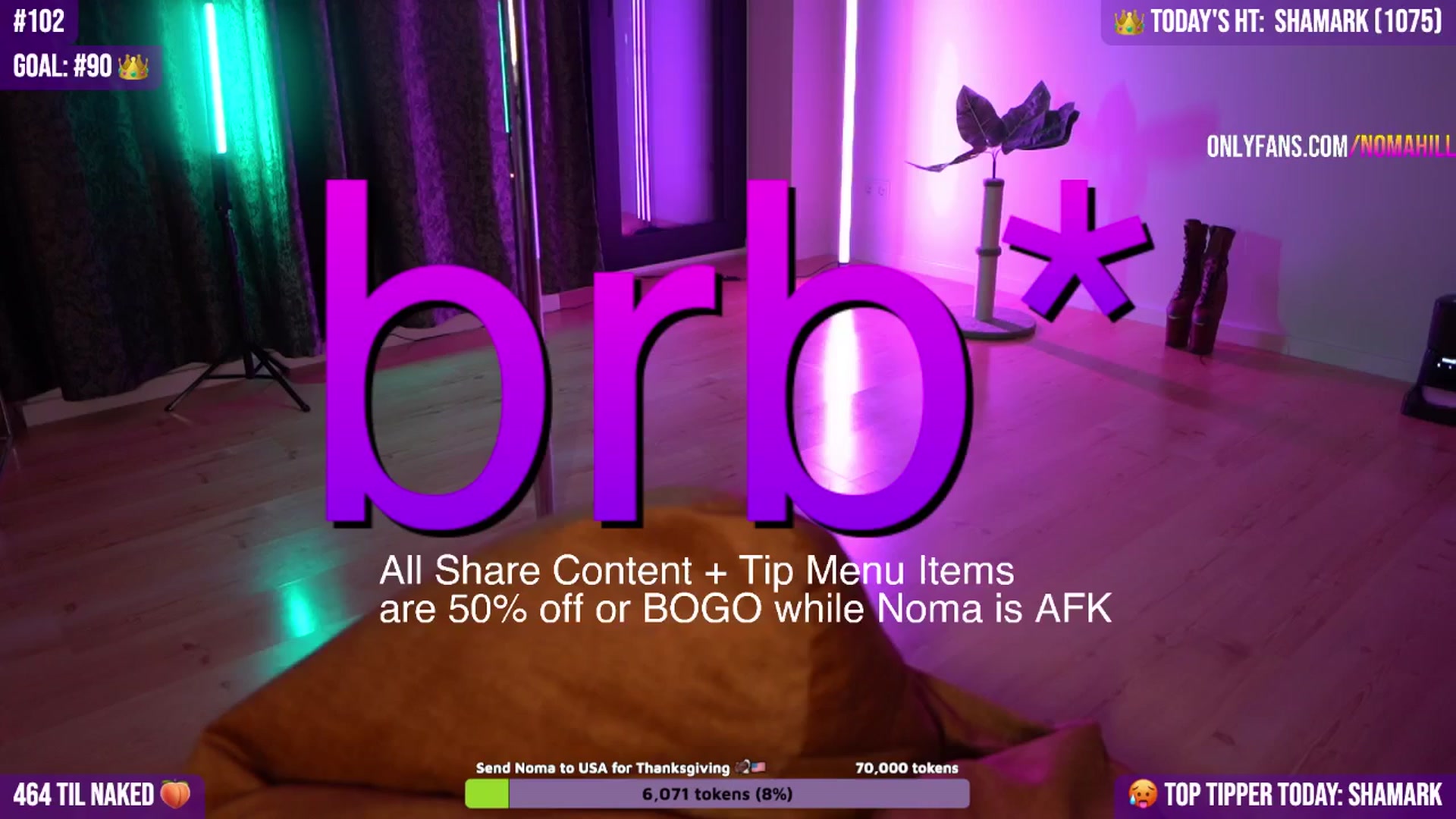 Gallery image thumbnail from Noma_Hill's myfreecams stream on, 09/13/2025, 24:07 image 17 of 20