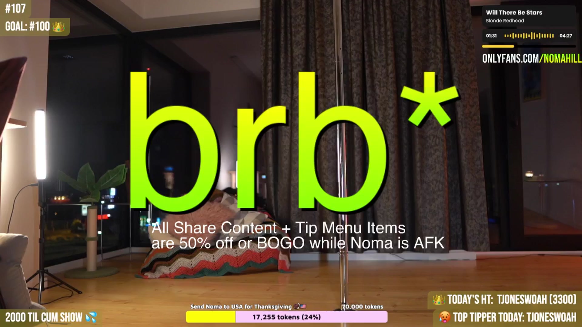 Gallery image thumbnail from Noma_Hill's myfreecams stream on, 09/17/2025, 24:26 image 12 of 20