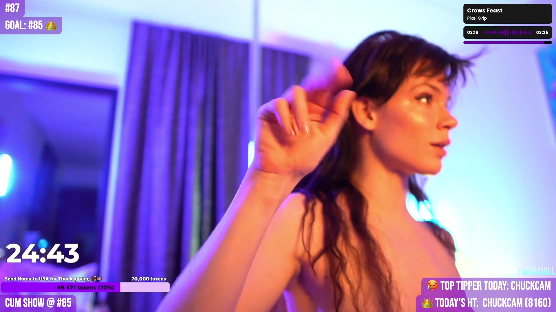 Gallery image thumbnail from Noma_Hill's myfreecams stream on, 09/25/2025, 23:43 image 15 of 20