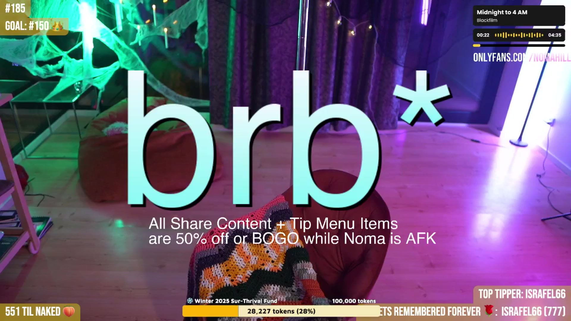 Gallery image thumbnail from Noma_Hill's myfreecams stream on, 10/29/2025, 24:38 image 12 of 20
