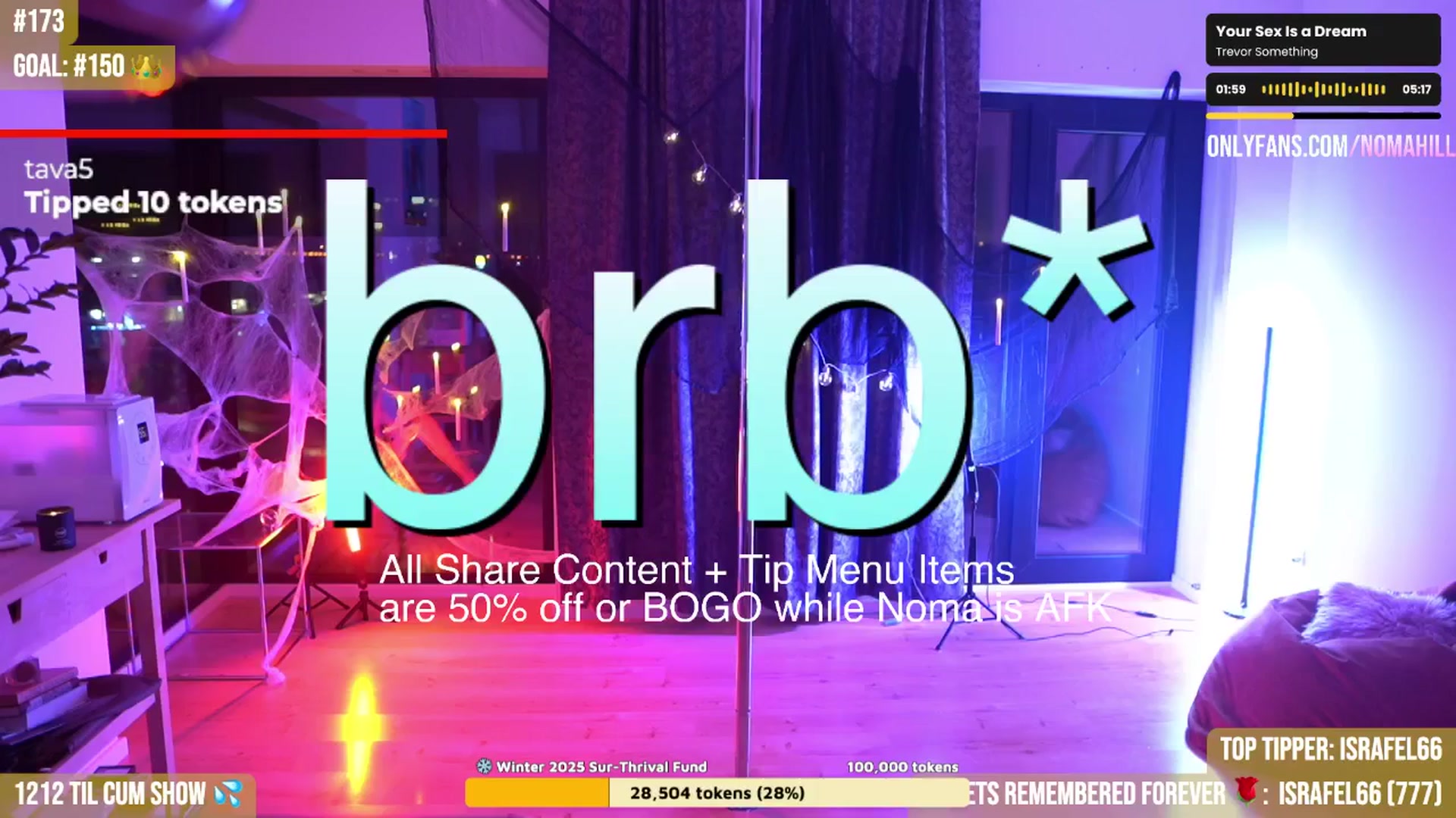 Gallery image thumbnail from Noma_Hill's myfreecams stream on, 10/29/2025, 02:15 image 4 of 20